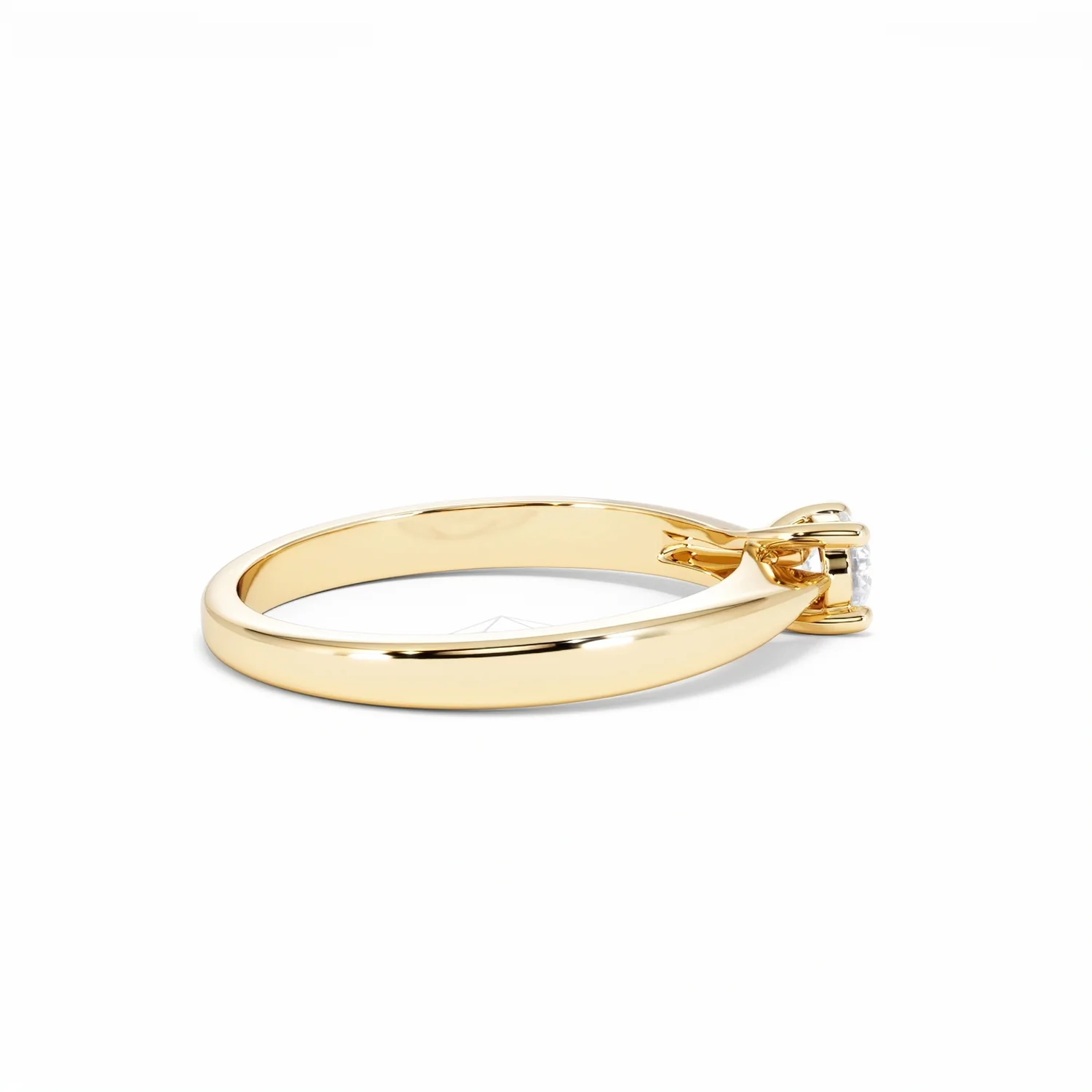 Naomi Lab Diamond Engagement Ring 0.25ct H/Si in 18K Gold Vermeil - Image 30