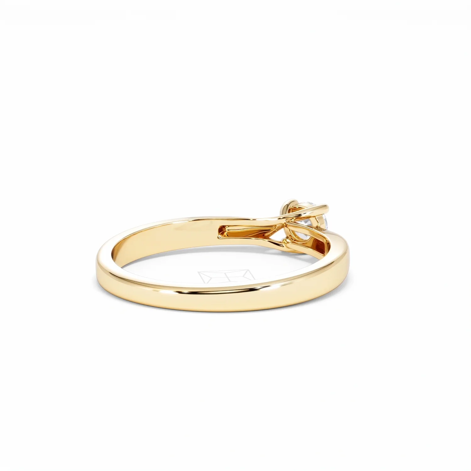 Naomi Lab Diamond Engagement Ring 0.25ct H/Si in 18K Gold Vermeil - Image 40