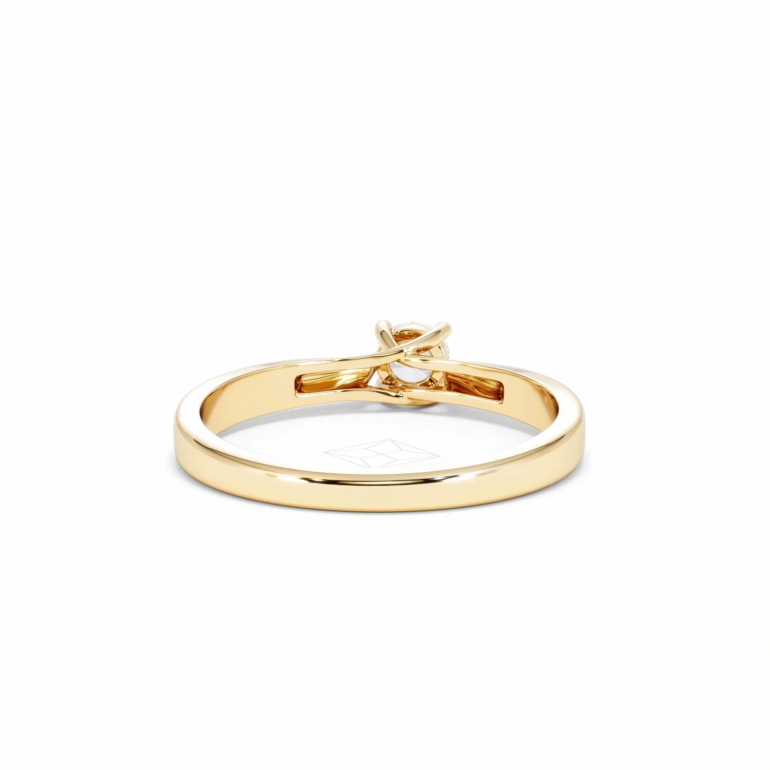 Naomi Lab Diamond Engagement Ring 0.25ct H/Si in 18K Gold Vermeil - Image 46