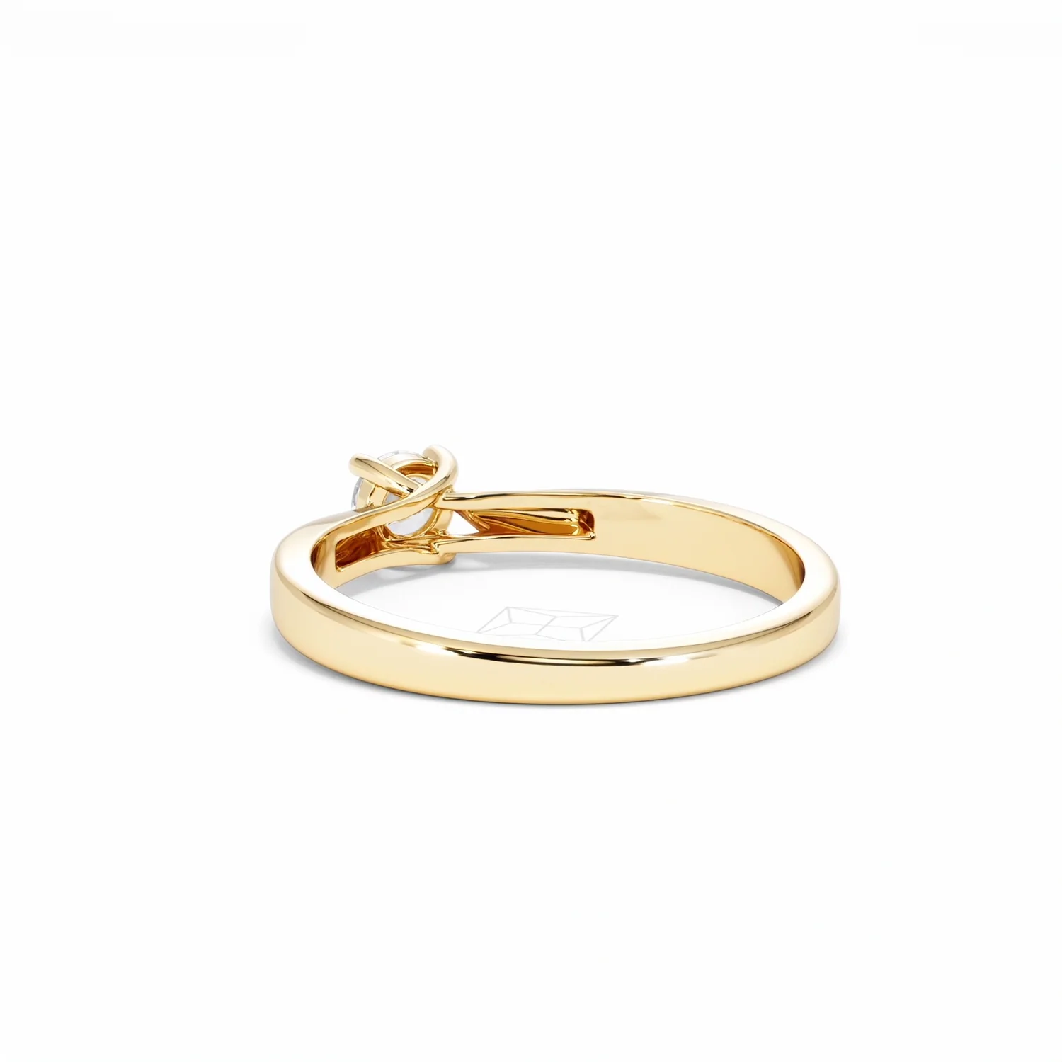 Naomi Lab Diamond Engagement Ring 0.25ct H/Si in 18K Gold Vermeil - Image 54