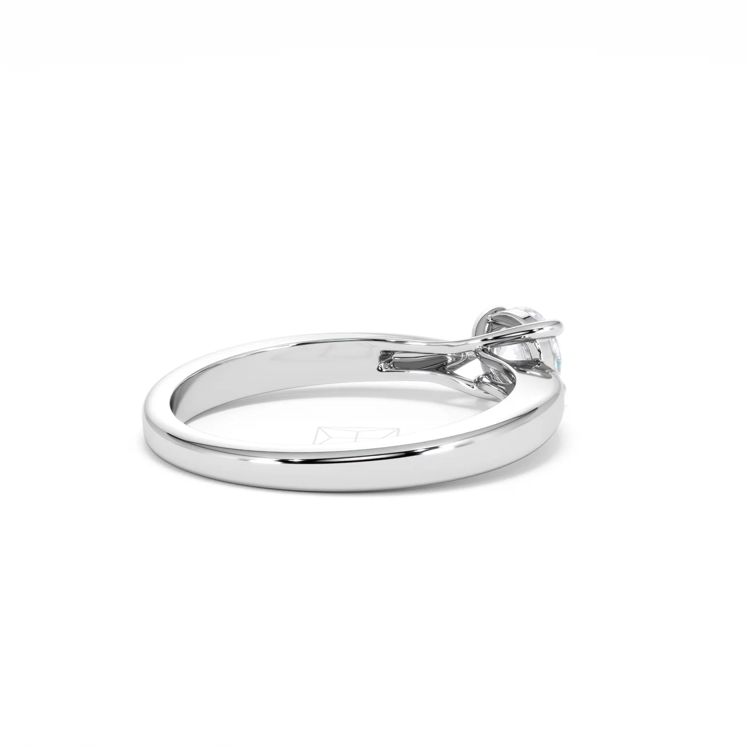 Naomi Lab Diamond Engagement Ring 0.50ct H/Si 9K White Gold - Image 37