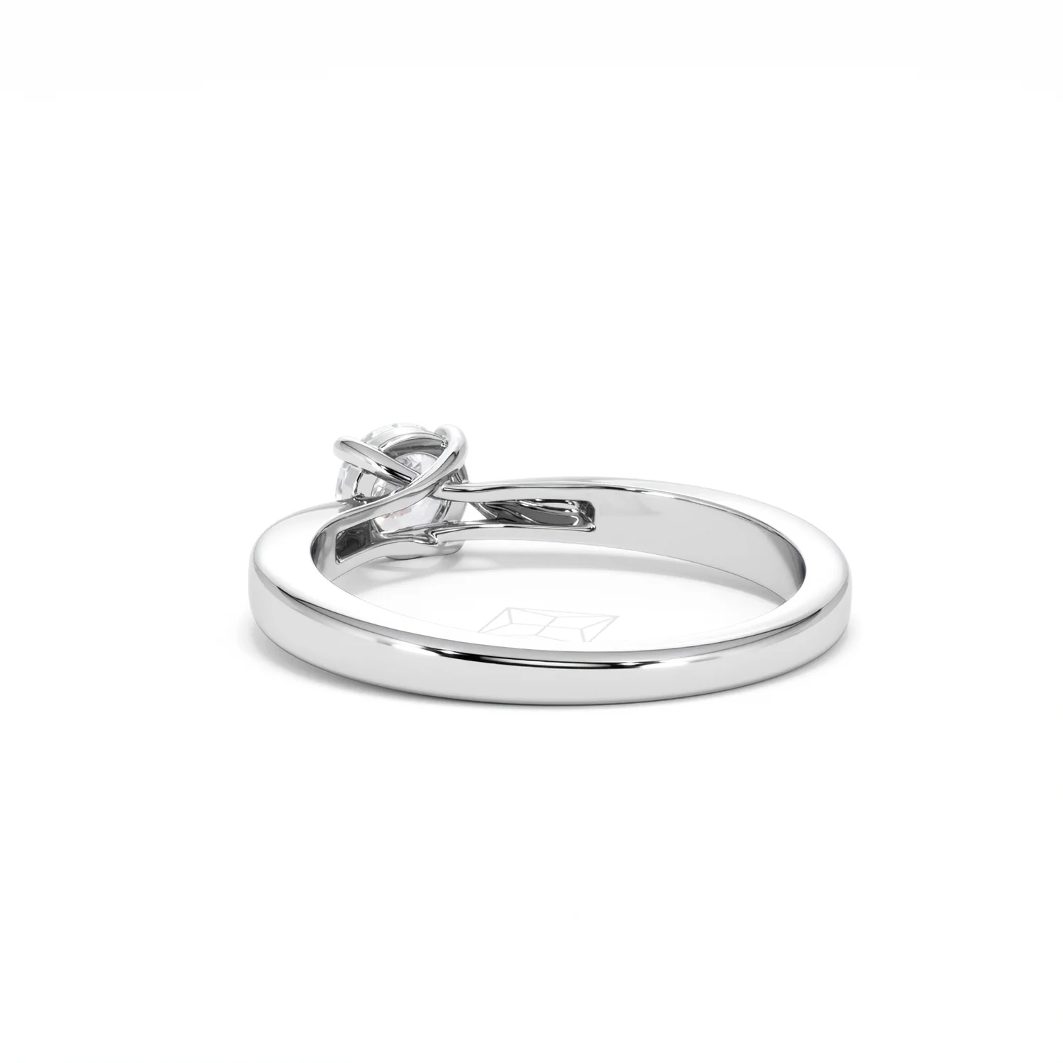 Naomi Lab Diamond Engagement Ring 0.50ct H/Si 9K White Gold - Image 54