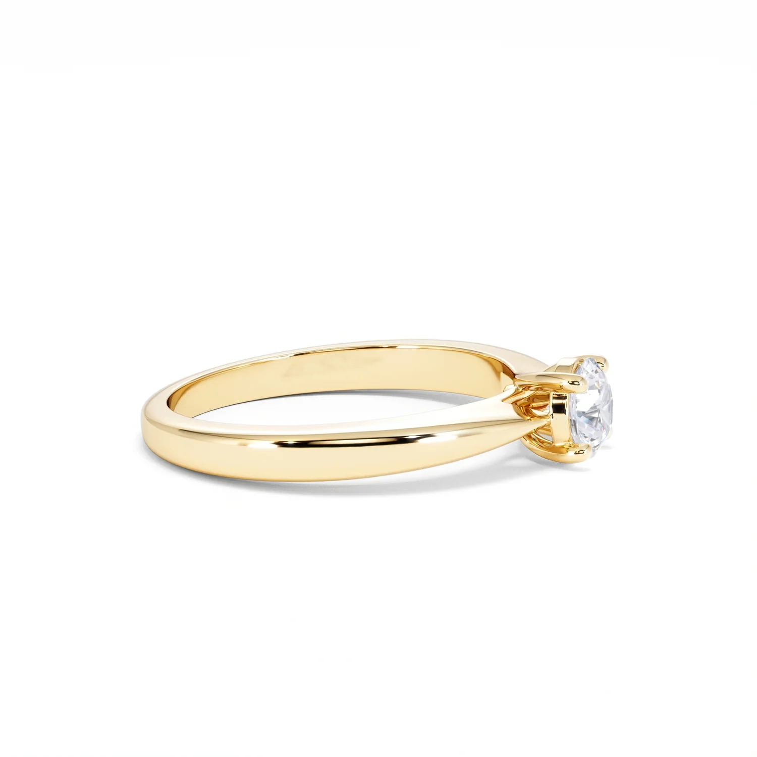 Naomi Lab Diamond Engagement Ring 0.50ct H/Si in 18K Gold Vermeil - Image 24