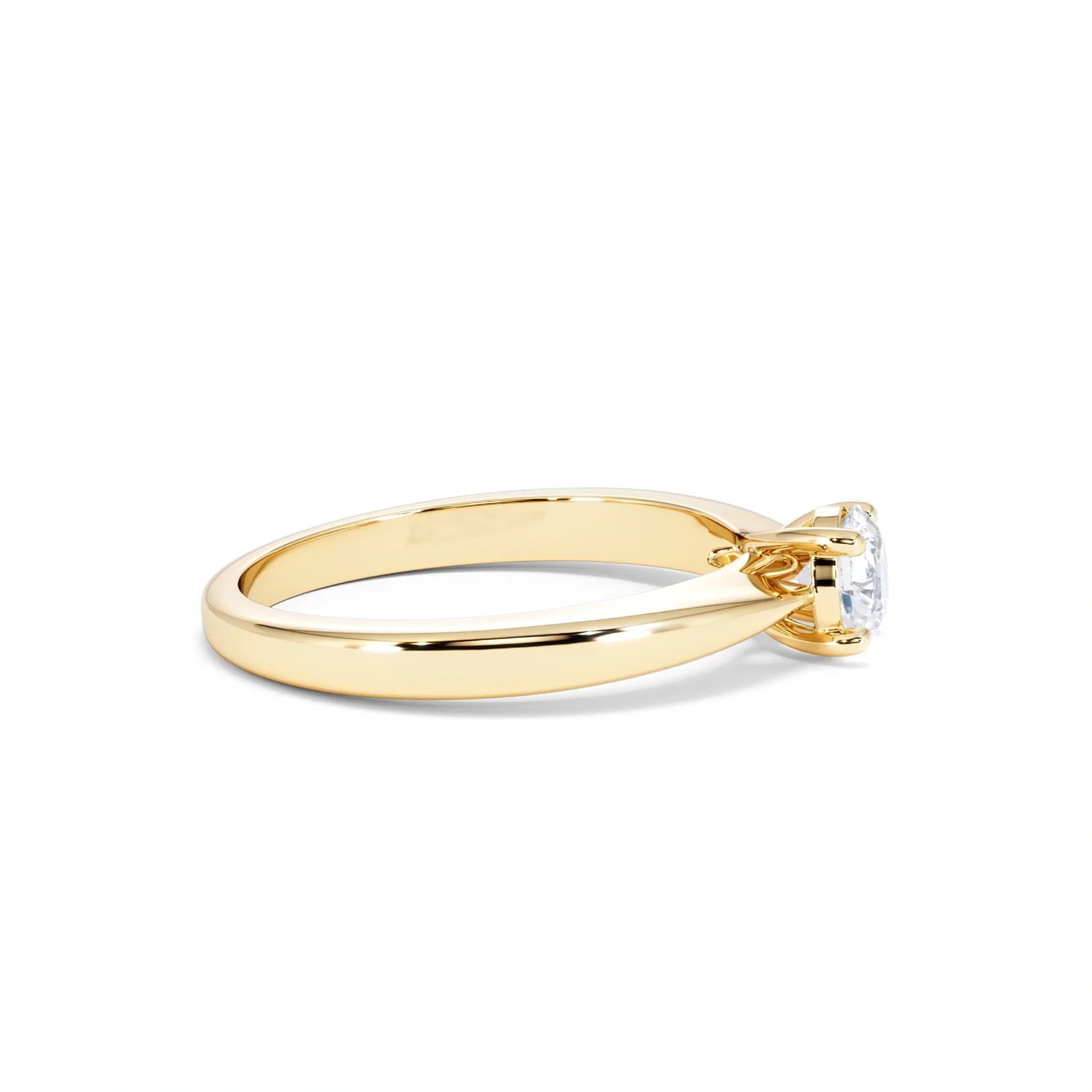 Naomi Lab Diamond Engagement Ring 0.50ct H/Si in 18K Gold Vermeil - Image 26