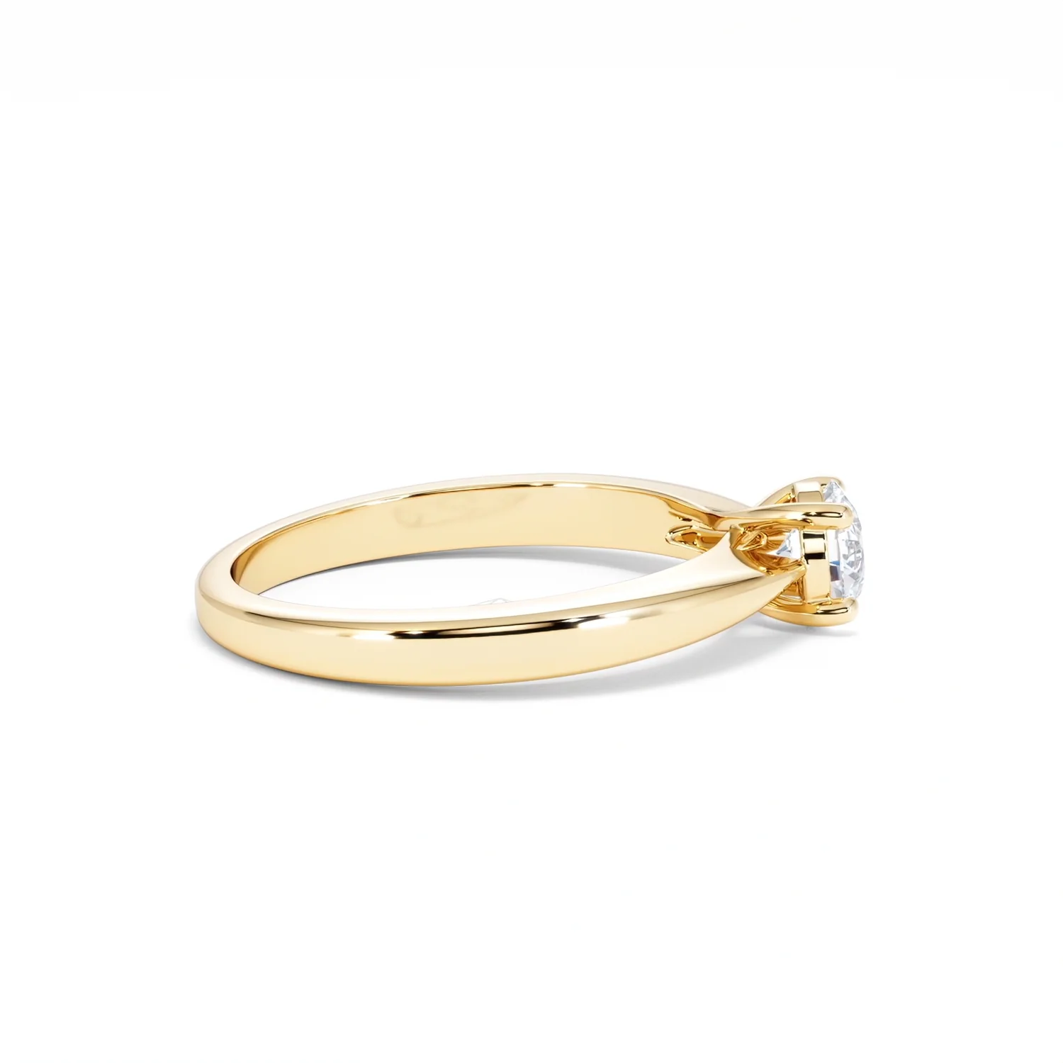 Naomi Lab Diamond Engagement Ring 0.50ct H/Si in 18K Gold Vermeil - Image 28