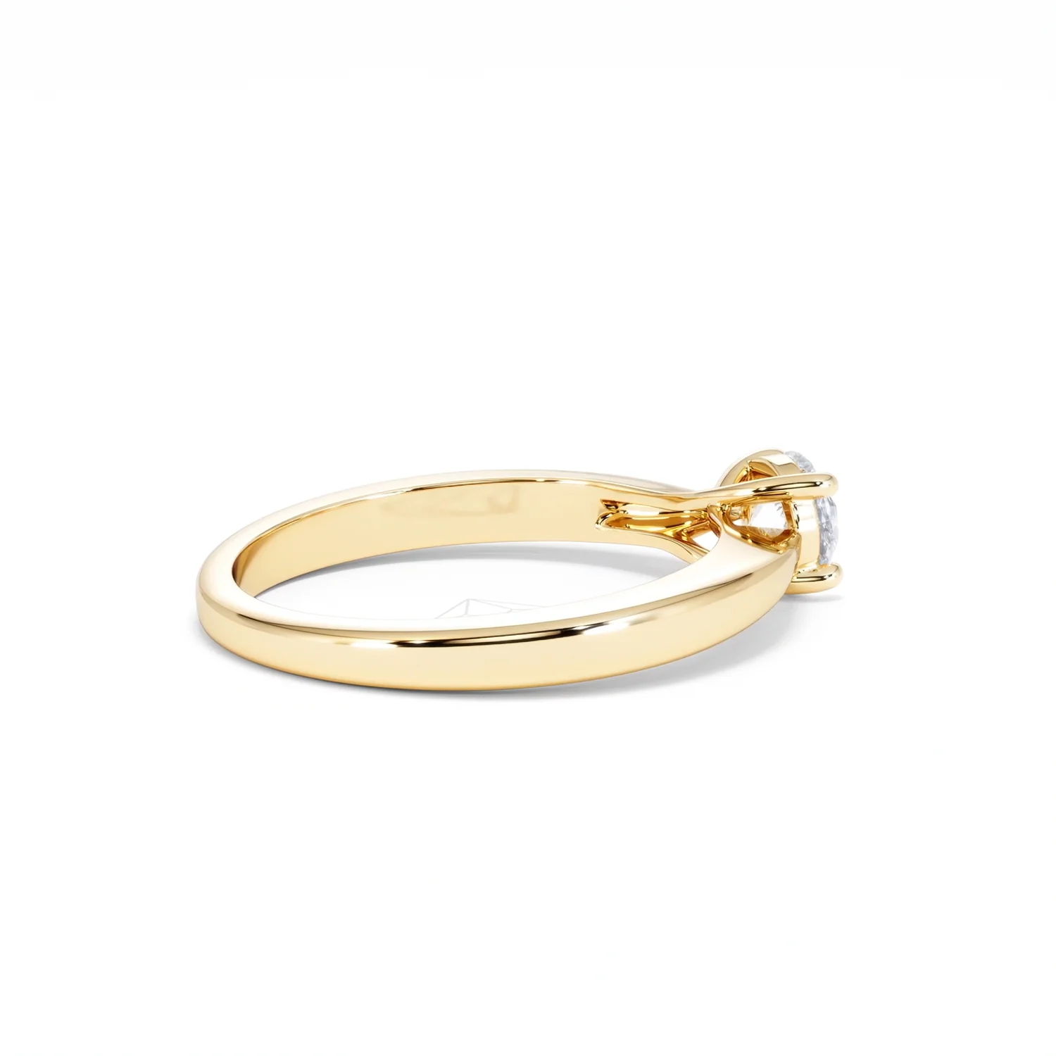 Naomi Lab Diamond Engagement Ring 0.50ct H/Si in 18K Gold Vermeil - Image 33