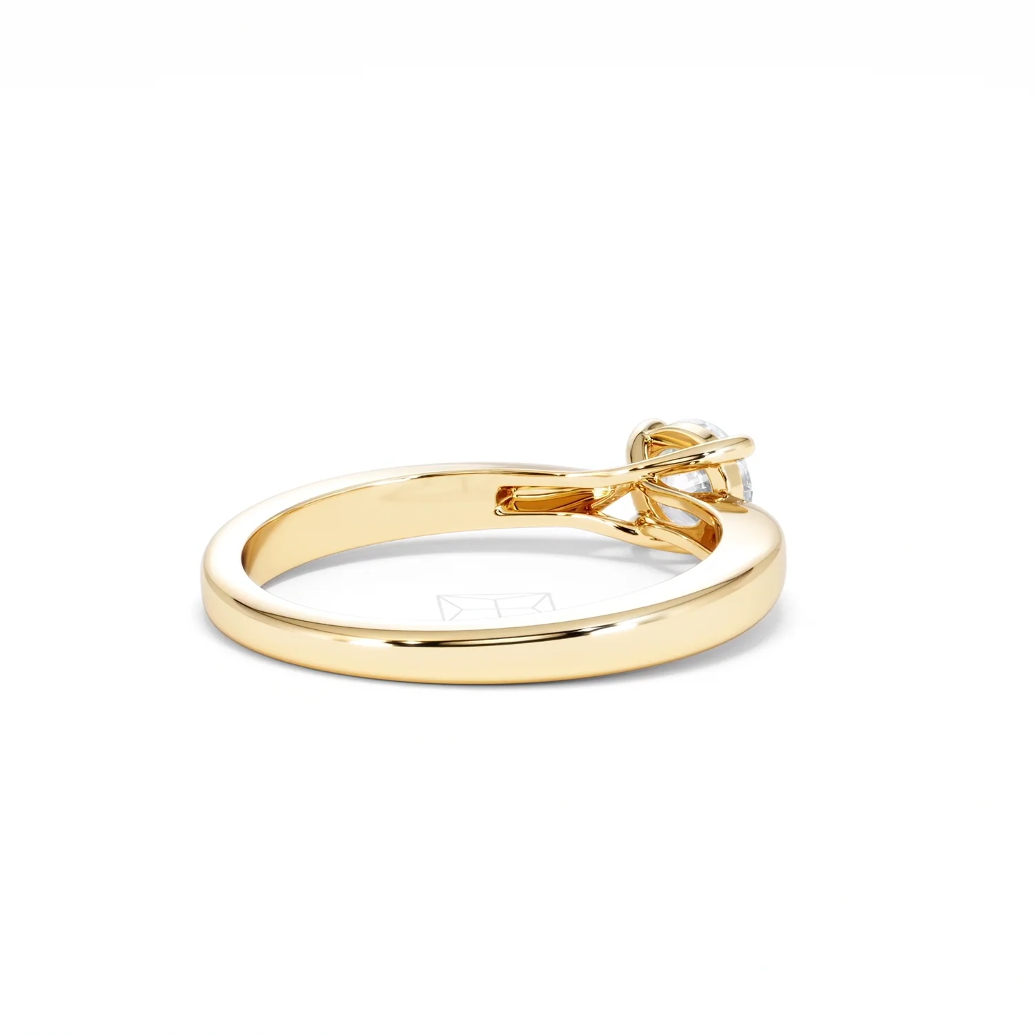 Naomi Lab Diamond Engagement Ring 0.50ct H/Si in 18K Gold Vermeil - Image 39