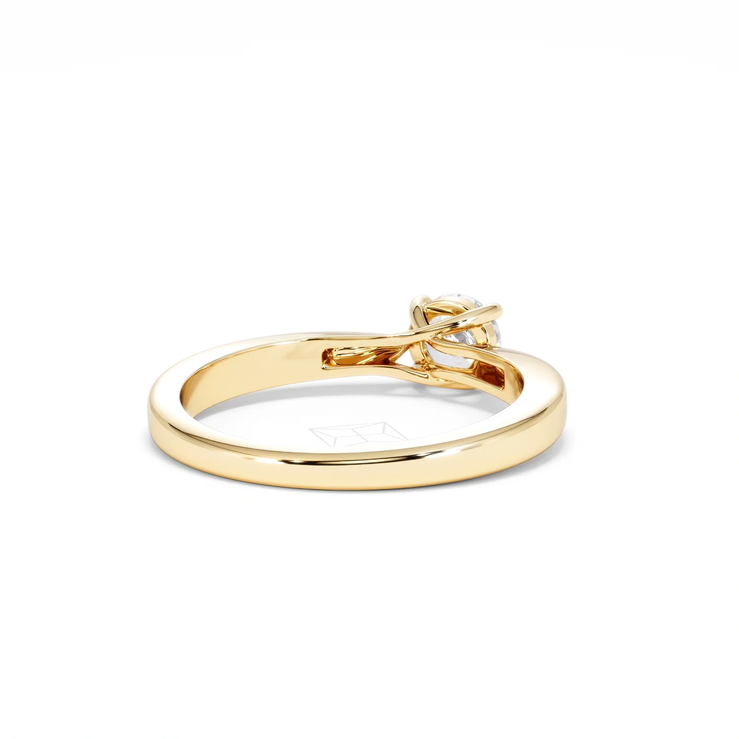 Naomi Lab Diamond Engagement Ring 0.50ct H/Si in 18K Gold Vermeil - Image 42