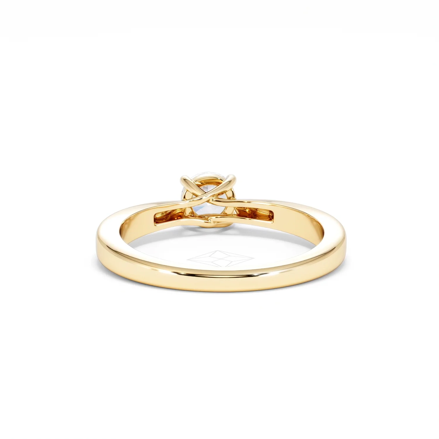 Naomi Lab Diamond Engagement Ring 0.50ct H/Si in 18K Gold Vermeil - Image 49