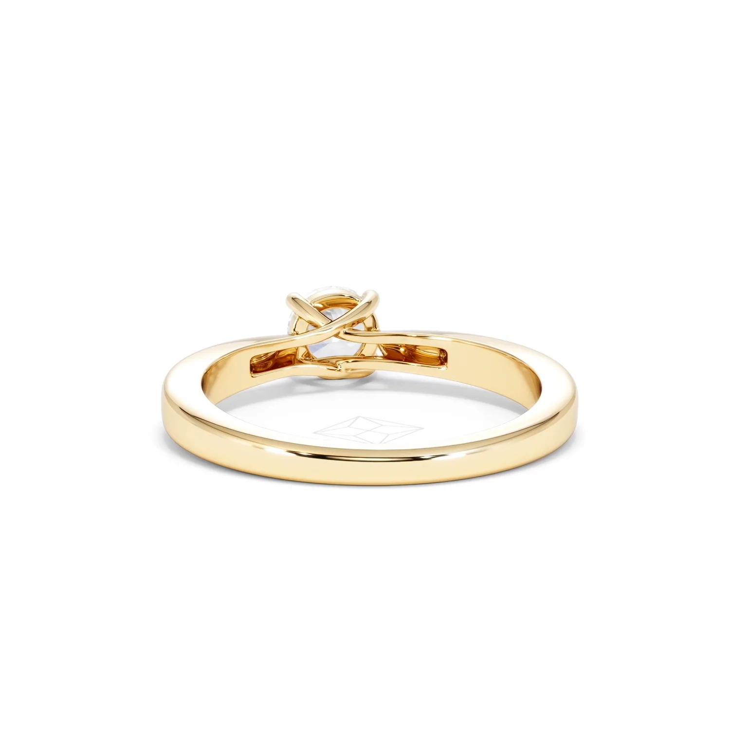 Naomi Lab Diamond Engagement Ring 0.50ct H/Si in 18K Gold Vermeil - Image 50