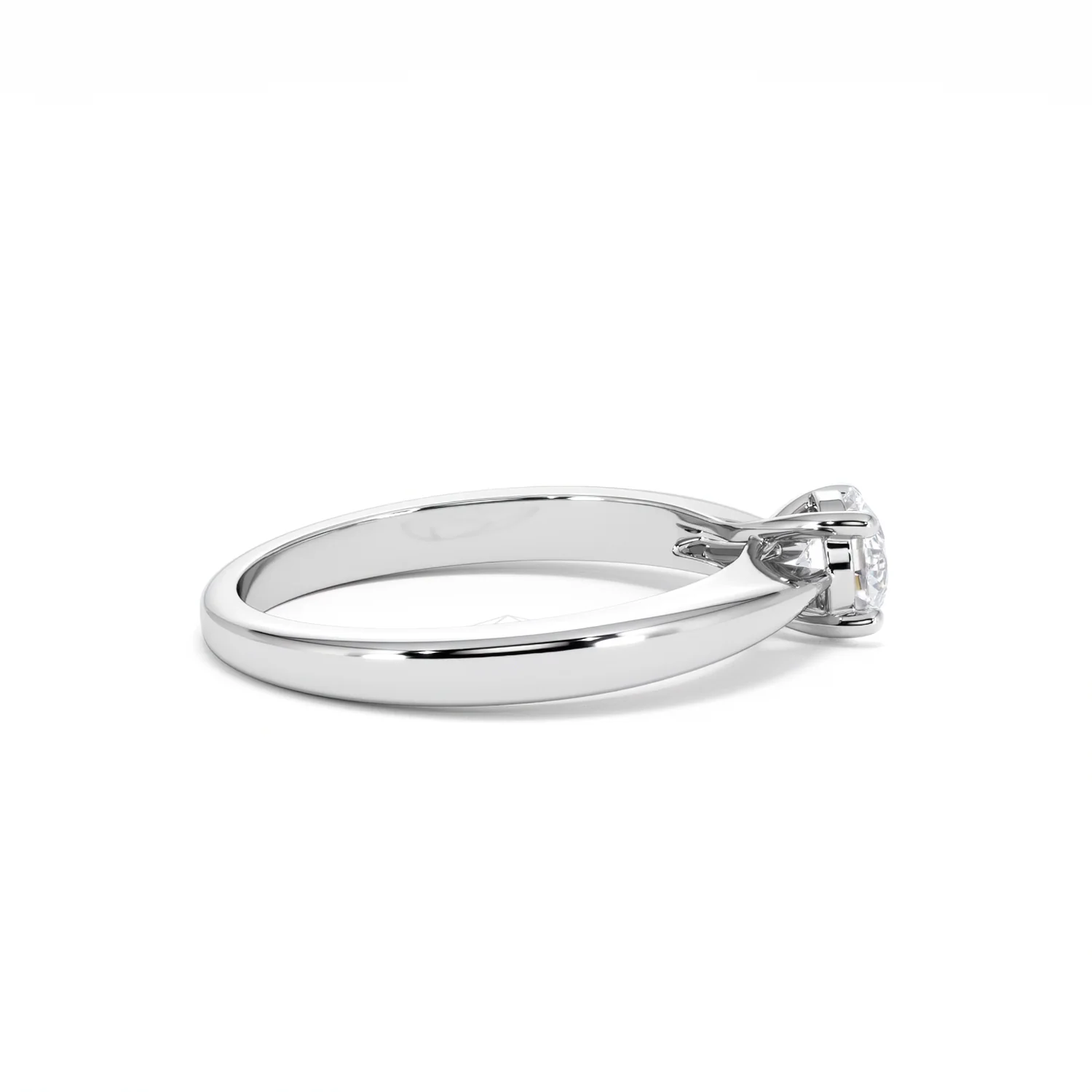 Naomi Lab Diamond Engagement Ring 0.50ct H/Si in 925 Silver - Image 29