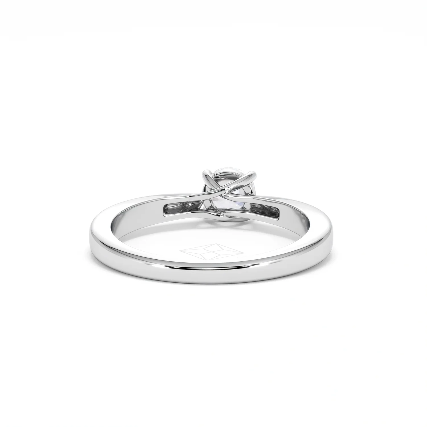 Naomi Lab Diamond Engagement Ring 0.50ct H/Si in 925 Silver - Image 46