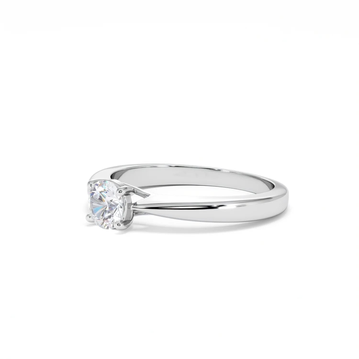 Naomi Lab Diamond Engagement Ring 0.50ct H/Si in 925 Silver - Image 78
