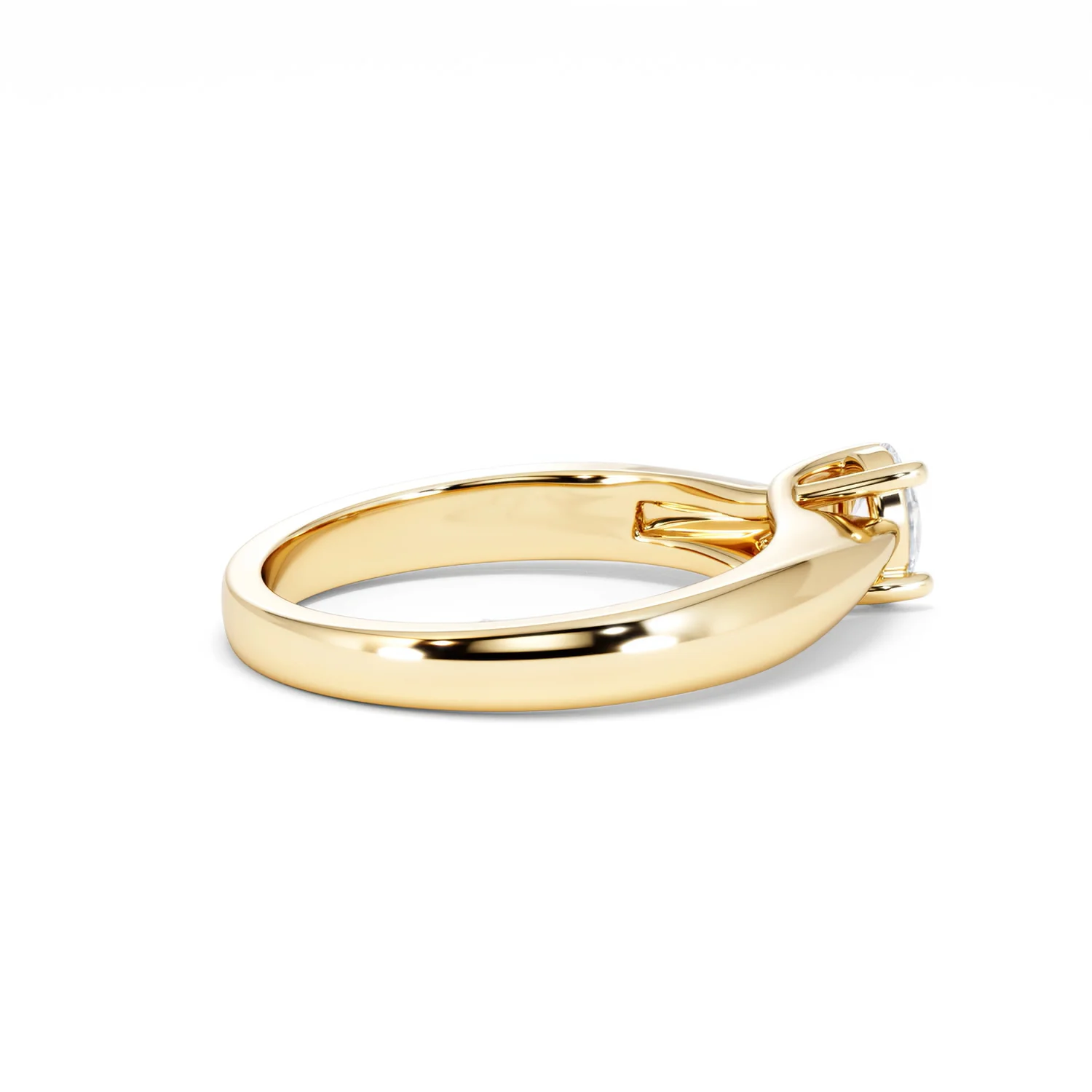 Naomi Oval Cut Lab Diamond Engagement Ring 0.33ct H/SI in 18k Gold Vermeil - Image 35