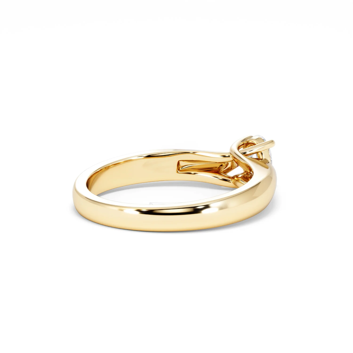Naomi Oval Cut Lab Diamond Engagement Ring 0.33ct H/SI in 18k Gold Vermeil - Image 40