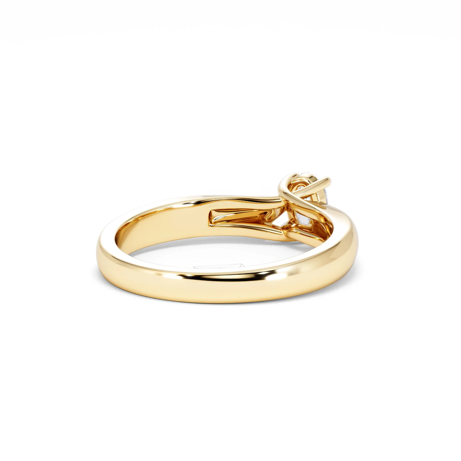 Naomi Oval Cut Lab Diamond Engagement Ring 0.33ct H/SI in 18k Gold Vermeil - Image 43