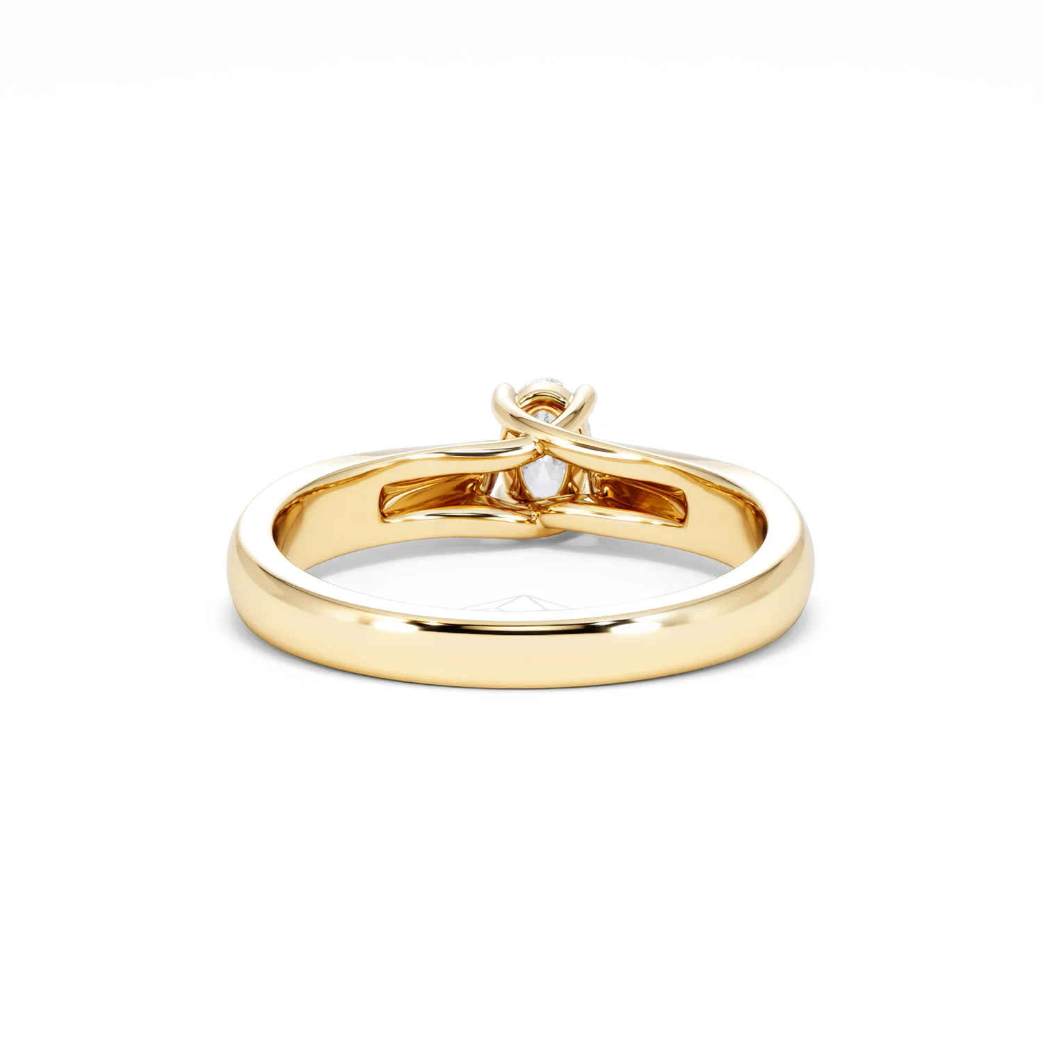 Naomi Oval Cut Lab Diamond Engagement Ring 0.33ct H/SI in 18k Gold Vermeil - Image 49