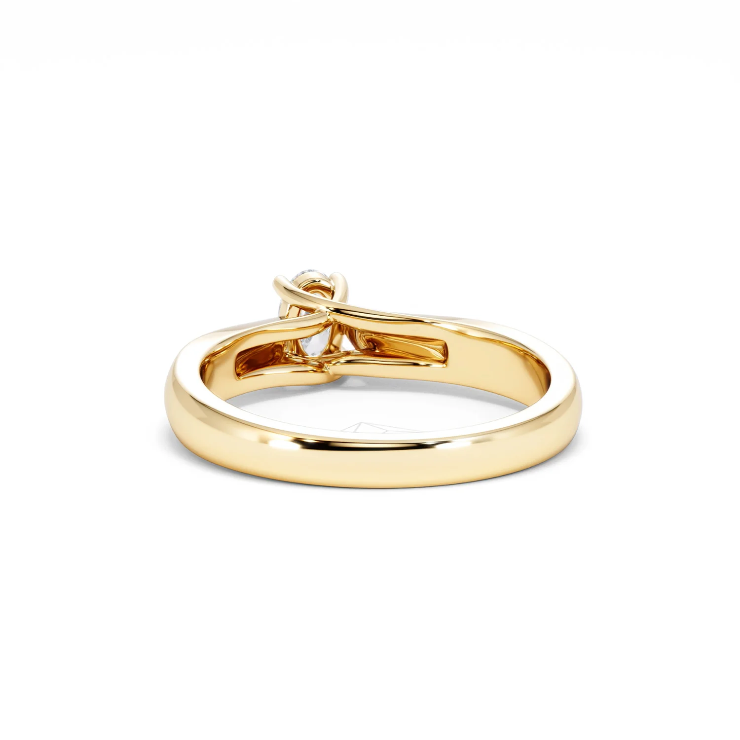 Naomi Oval Cut Lab Diamond Engagement Ring 0.33ct H/SI in 18k Gold Vermeil - Image 53