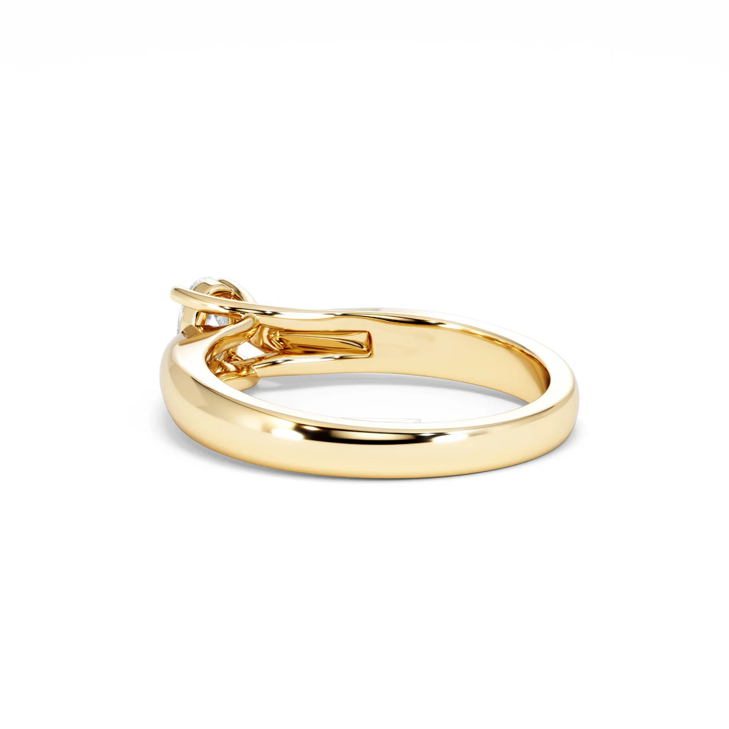 Naomi Oval Cut Lab Diamond Engagement Ring 0.33ct H/SI in 18k Gold Vermeil - Image 59