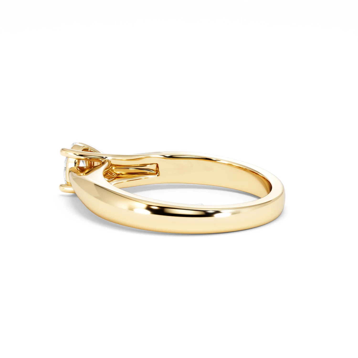 Naomi Oval Cut Lab Diamond Engagement Ring 0.33ct H/SI in 18k Gold Vermeil - Image 63
