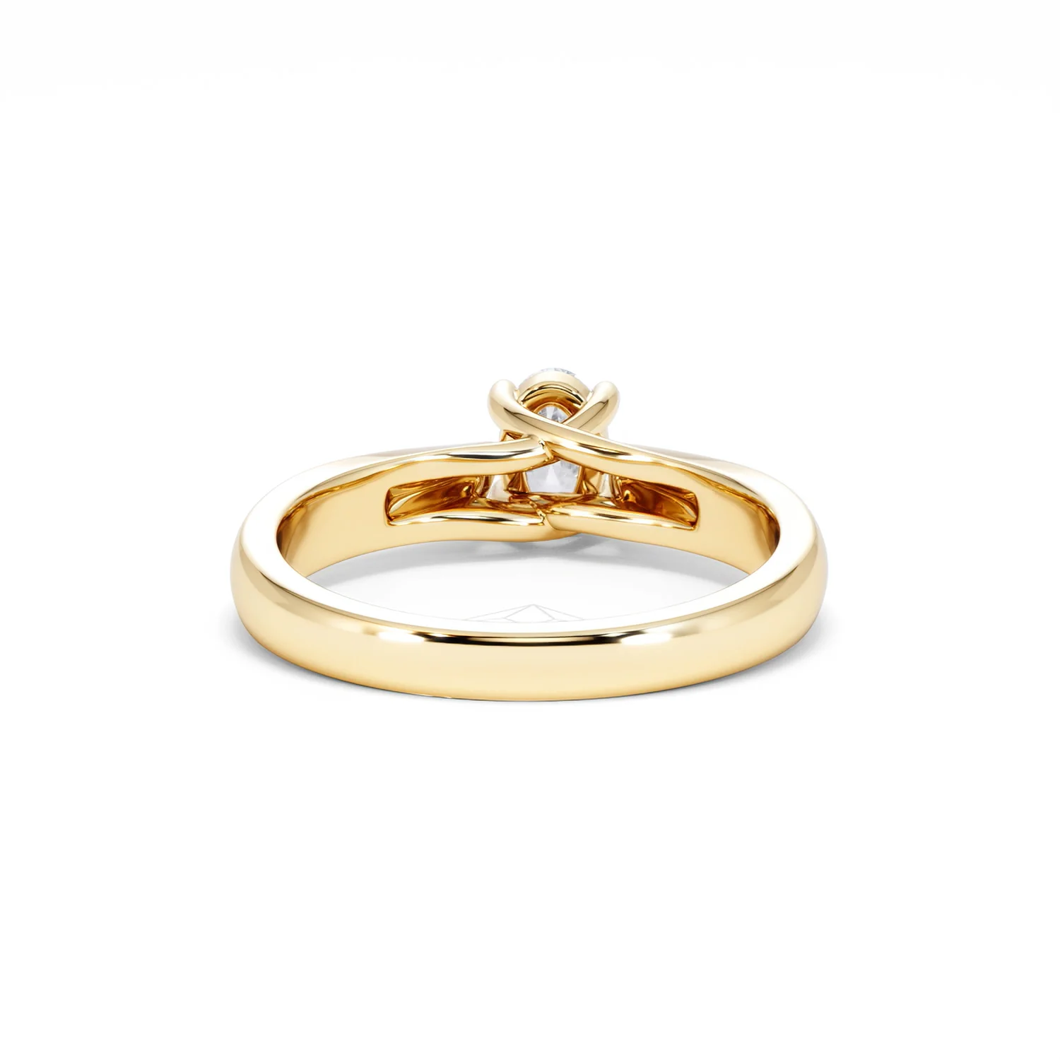 Naomi Oval Cut Lab Diamond Engagement Ring 0.50ct H/SI in 18k Gold Vermeil - Image 49
