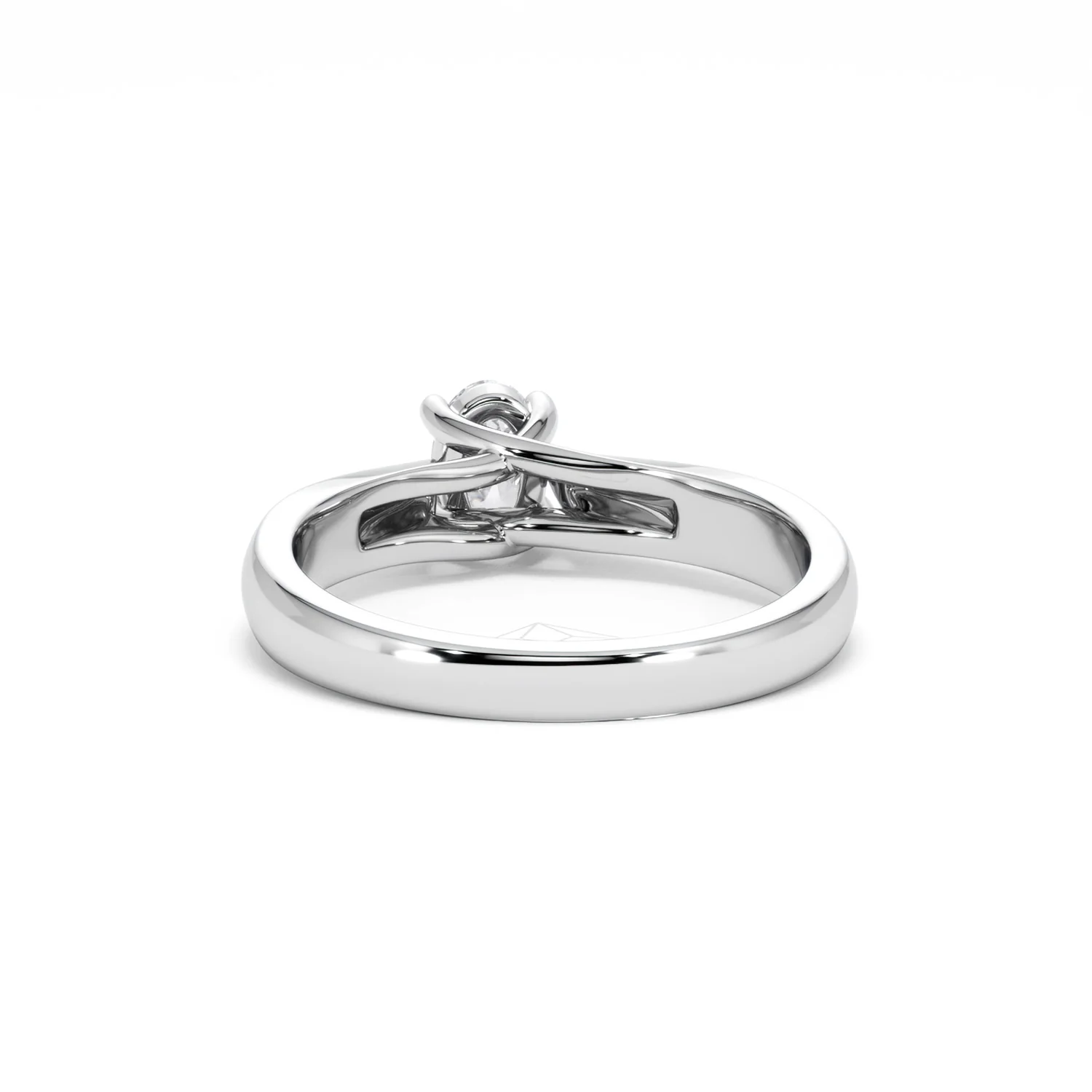 Naomi Oval Cut Lab Diamond Engagement Ring 0.50ct H/SI in 925 Silver - Image 52