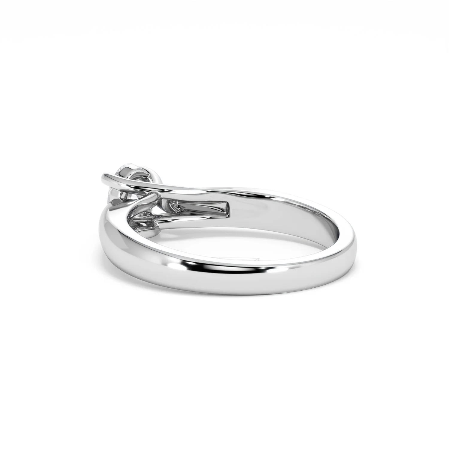 Naomi Oval Cut Lab Diamond Engagement Ring 0.50ct H/SI in 925 Silver - Image 59