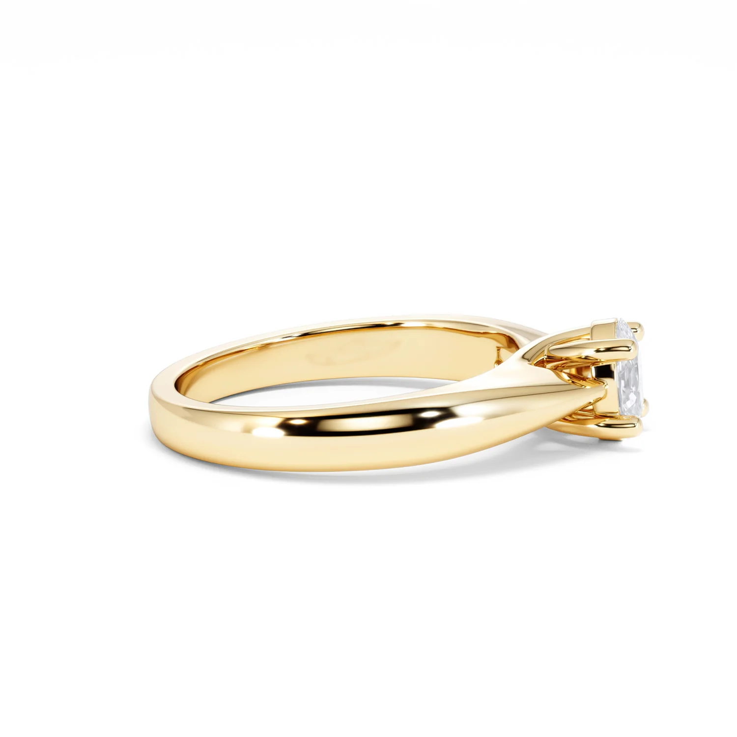 Naomi Oval Cut Lab Diamond Engagement Ring 0.50ct H/SI in 9k Gold - Image 28