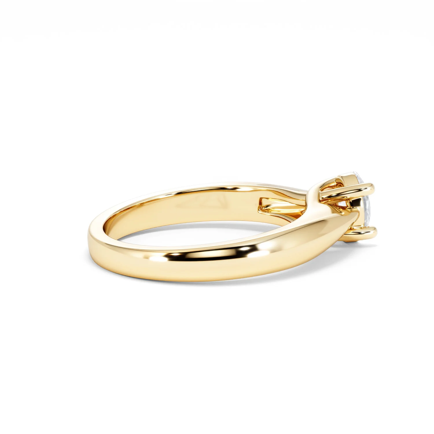 Naomi Oval Cut Lab Diamond Engagement Ring 0.50ct H/SI in 9k Gold - Image 34