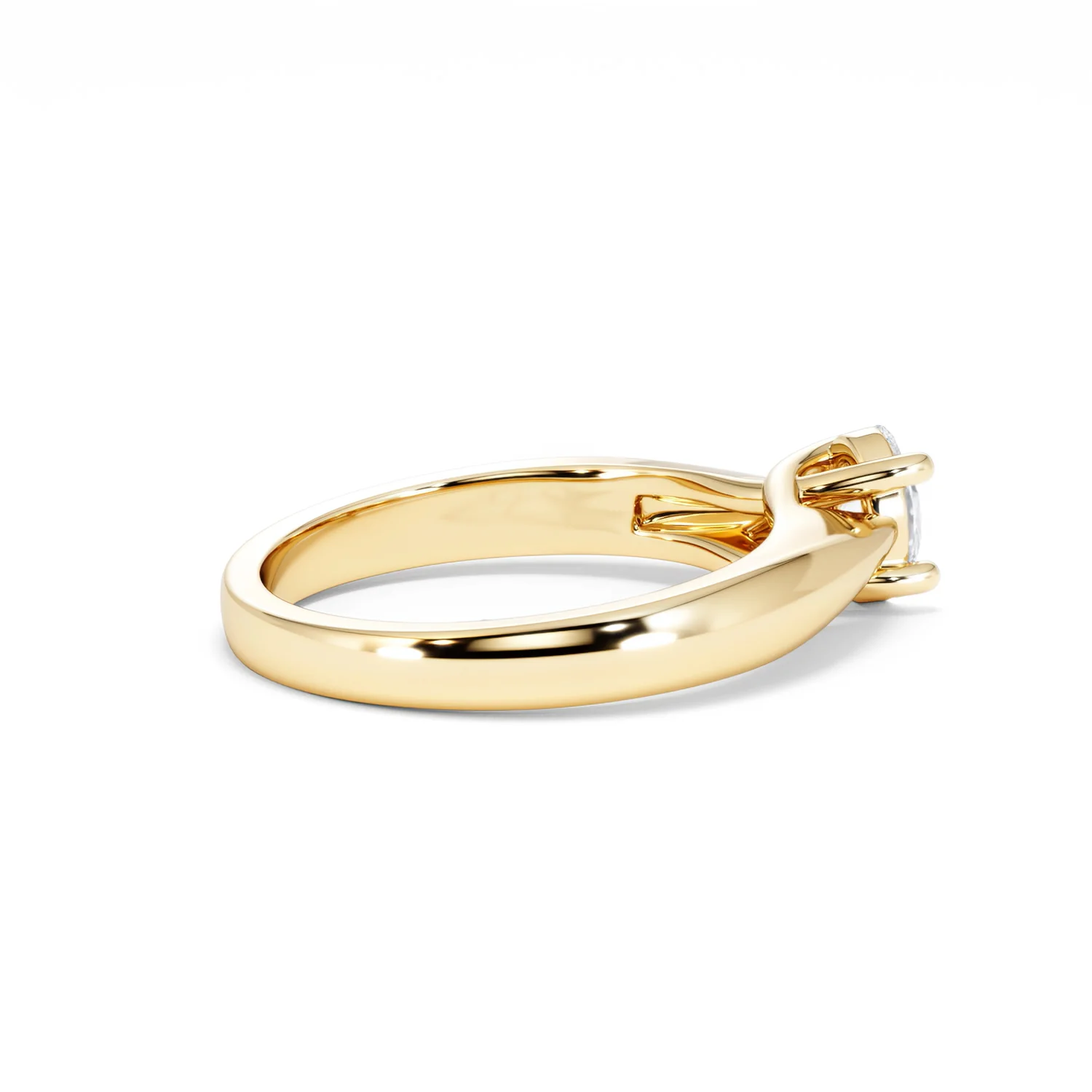 Naomi Oval Cut Lab Diamond Engagement Ring 0.50ct H/SI in 9k Gold - Image 35