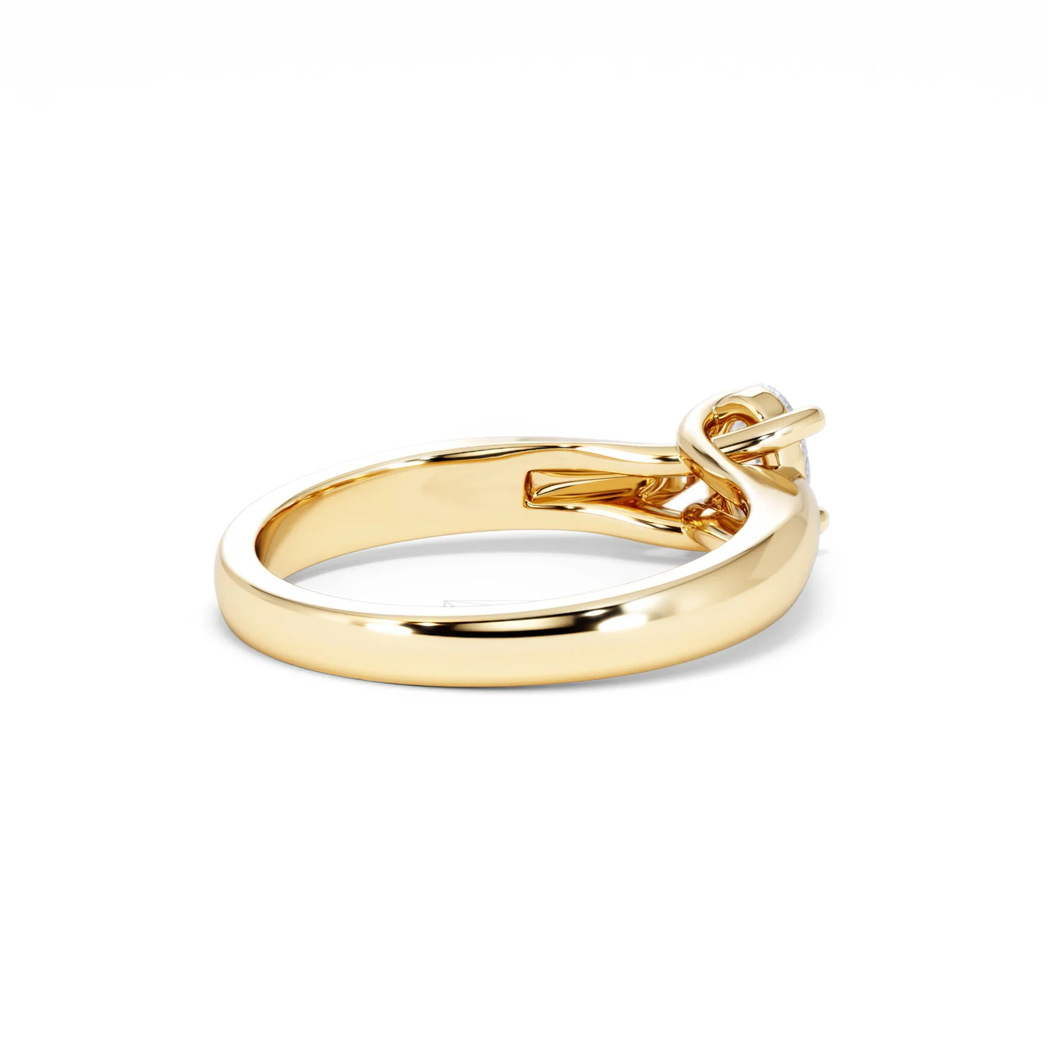 Naomi Oval Cut Lab Diamond Engagement Ring 0.50ct H/SI in 9k Gold - Image 40