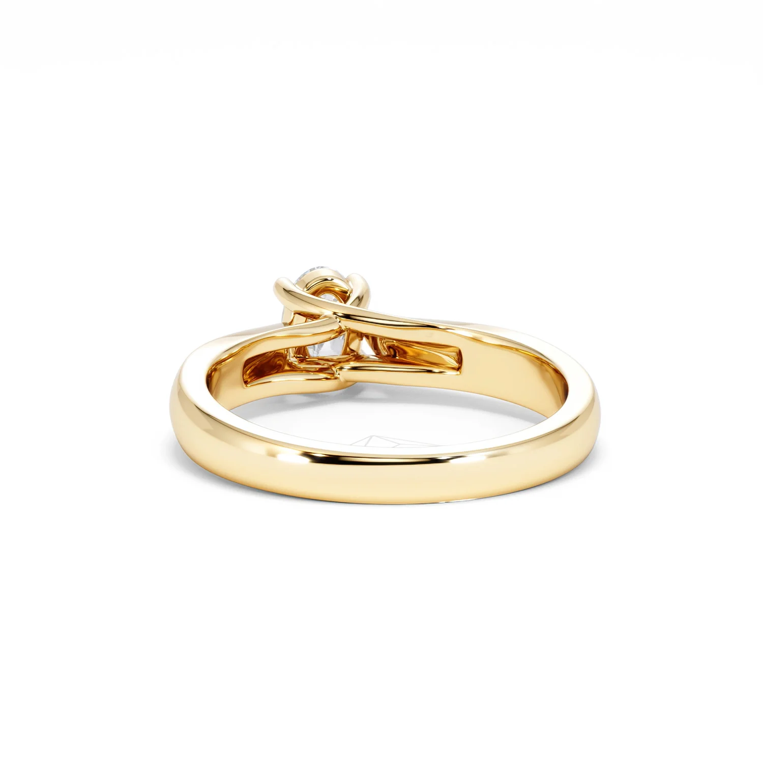 Naomi Oval Cut Lab Diamond Engagement Ring 0.50ct H/SI in 9k Gold - Image 53