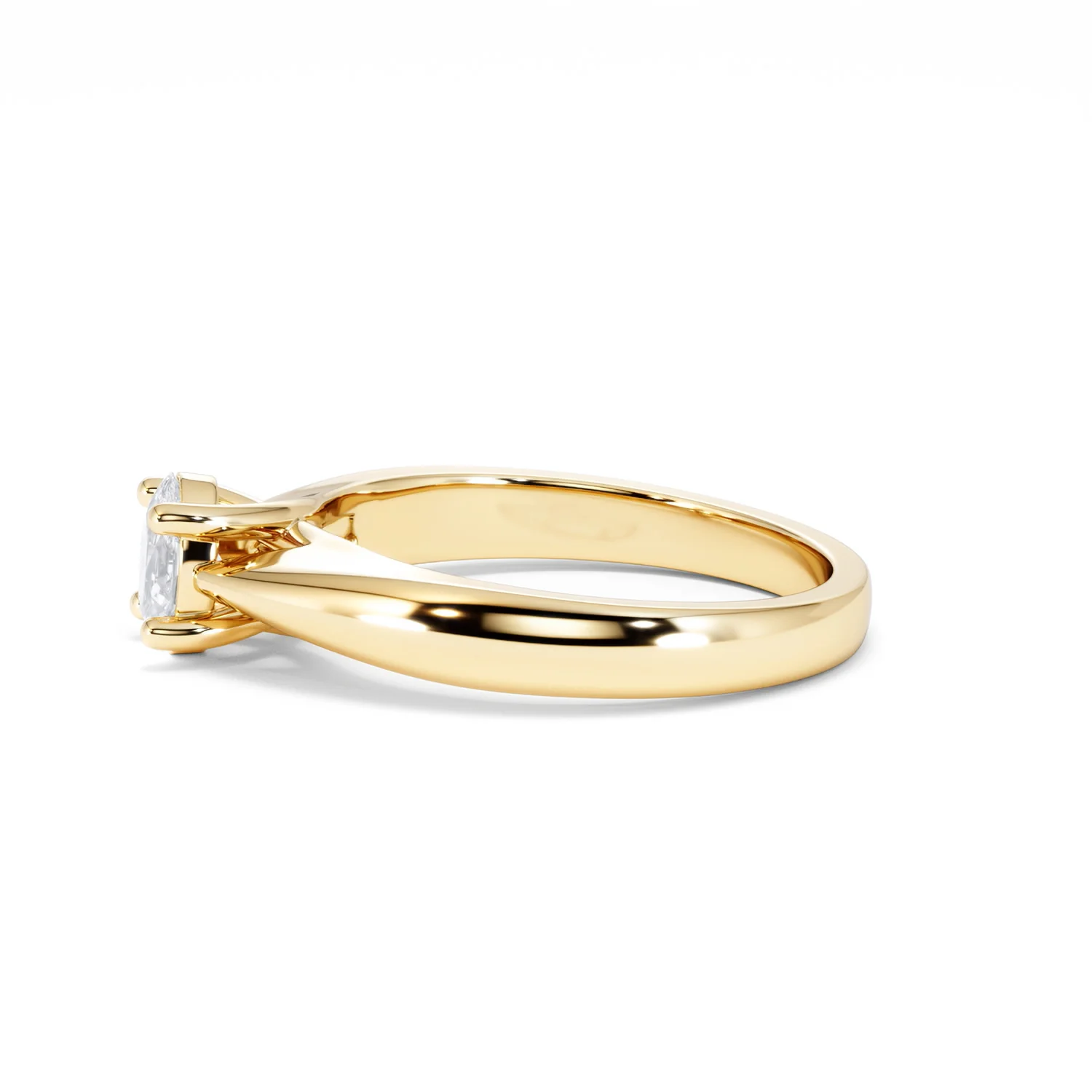 Naomi Oval Cut Lab Diamond Engagement Ring 0.50ct H/SI in 9k Gold - Image 72