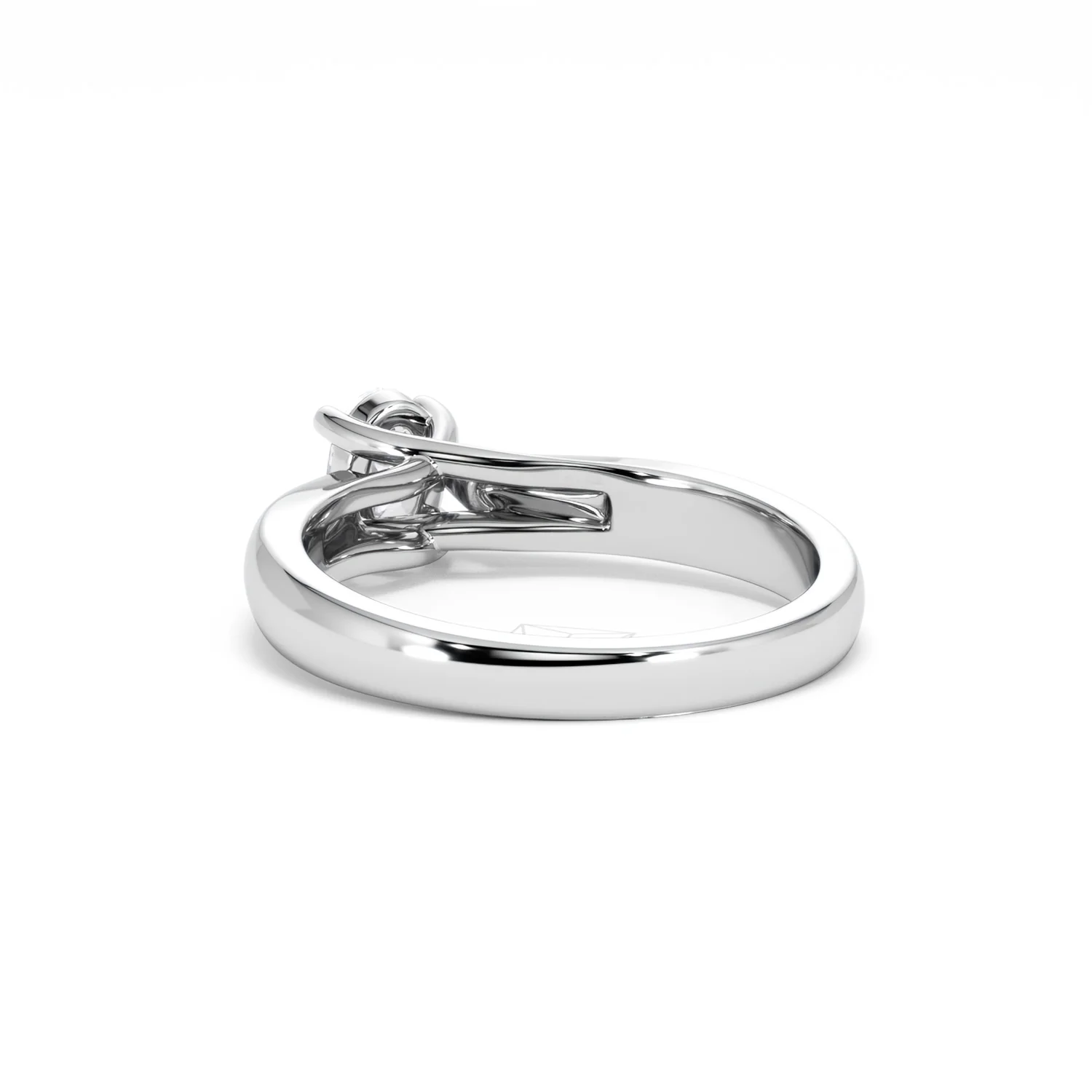 Naomi Oval Cut Lab Diamond Engagement Ring 0.50ct H/SI in 9k White Gold - Image 56