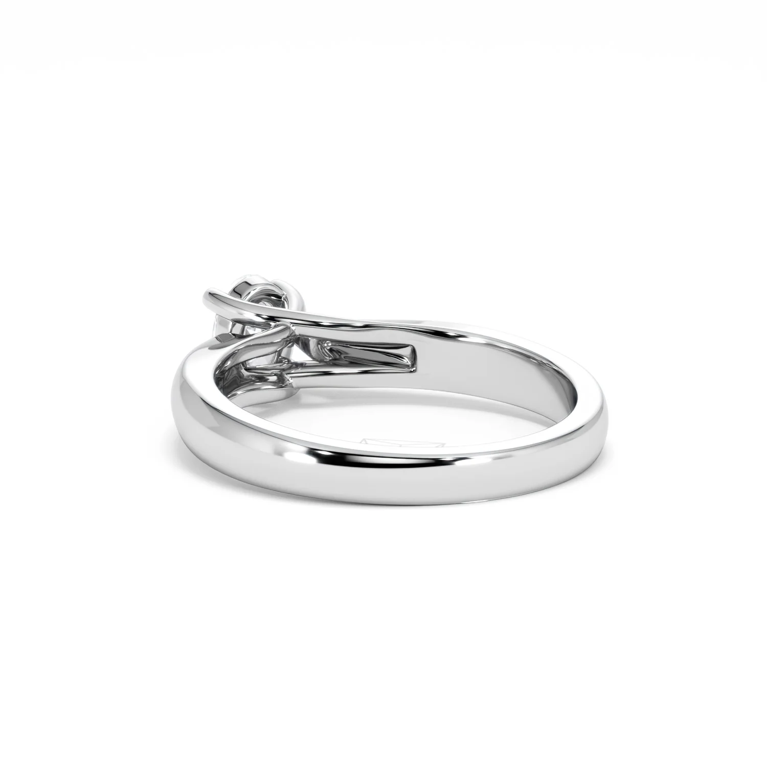 Naomi Oval Cut Lab Diamond Engagement Ring 0.50ct H/SI in 9k White Gold - Image 57