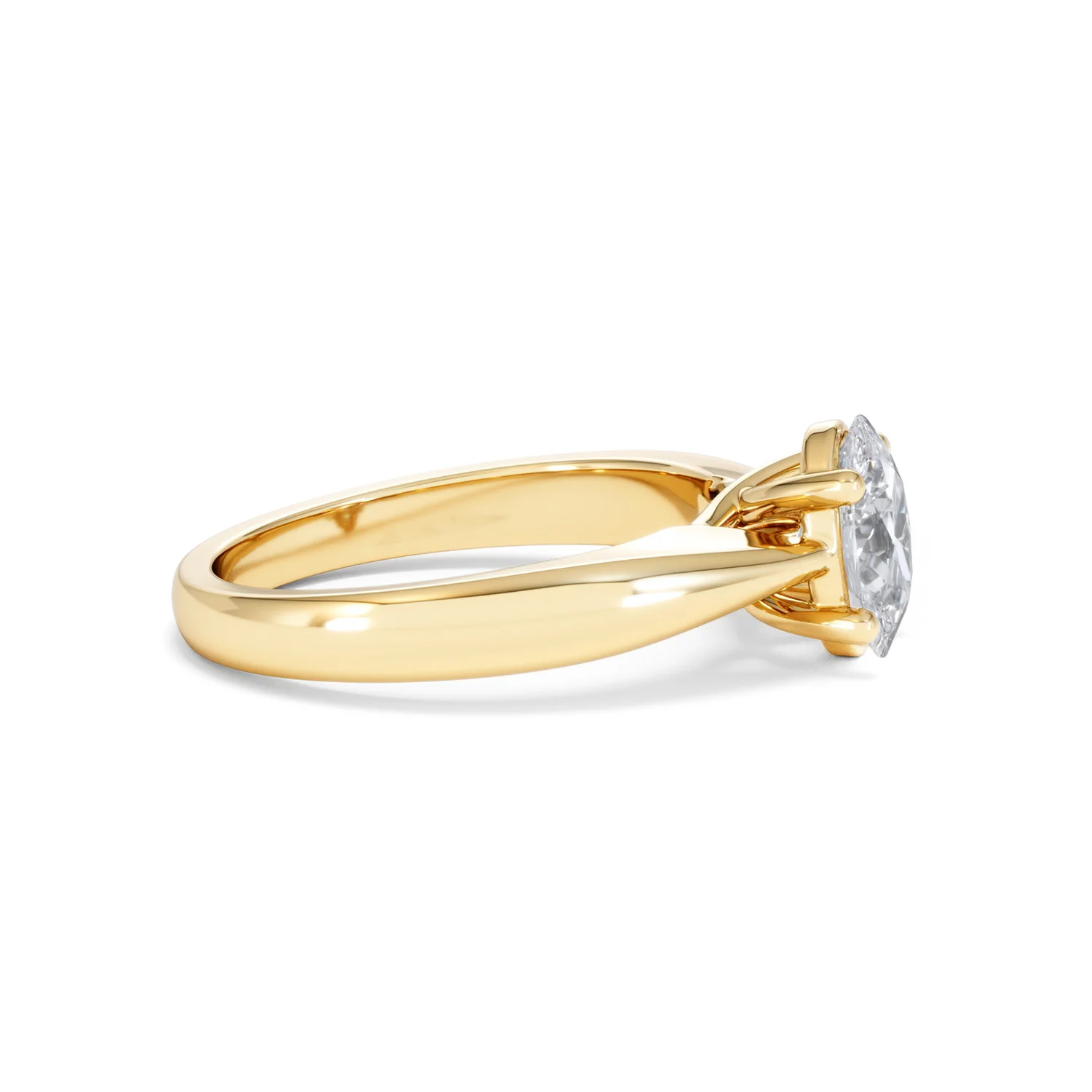 Naomi Oval Cut Lab Diamond Engagement Ring 1.00ct H/SI in 9k Gold - Image 27