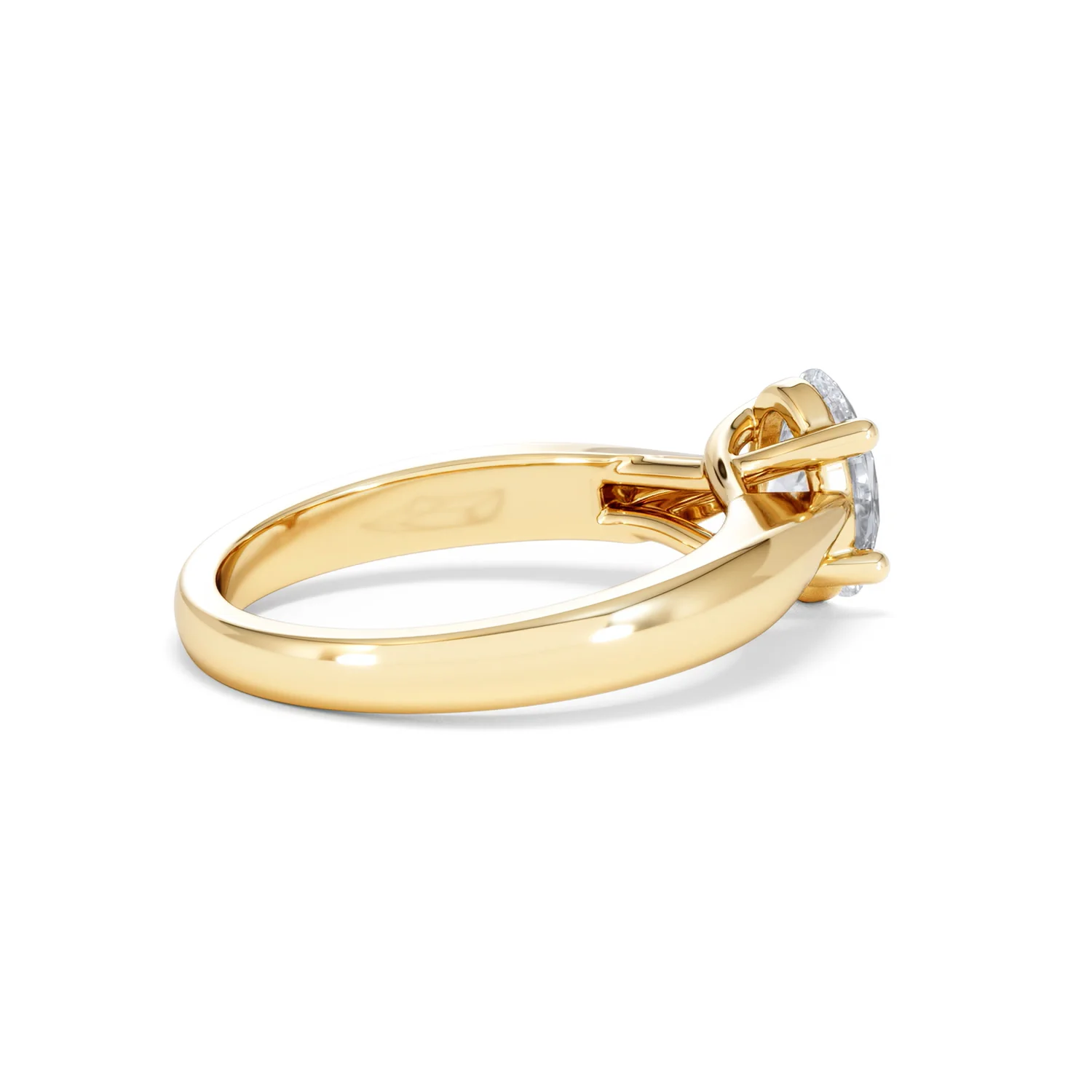 Naomi Oval Cut Lab Diamond Engagement Ring 1.00ct H/SI in 9k Gold - Image 36