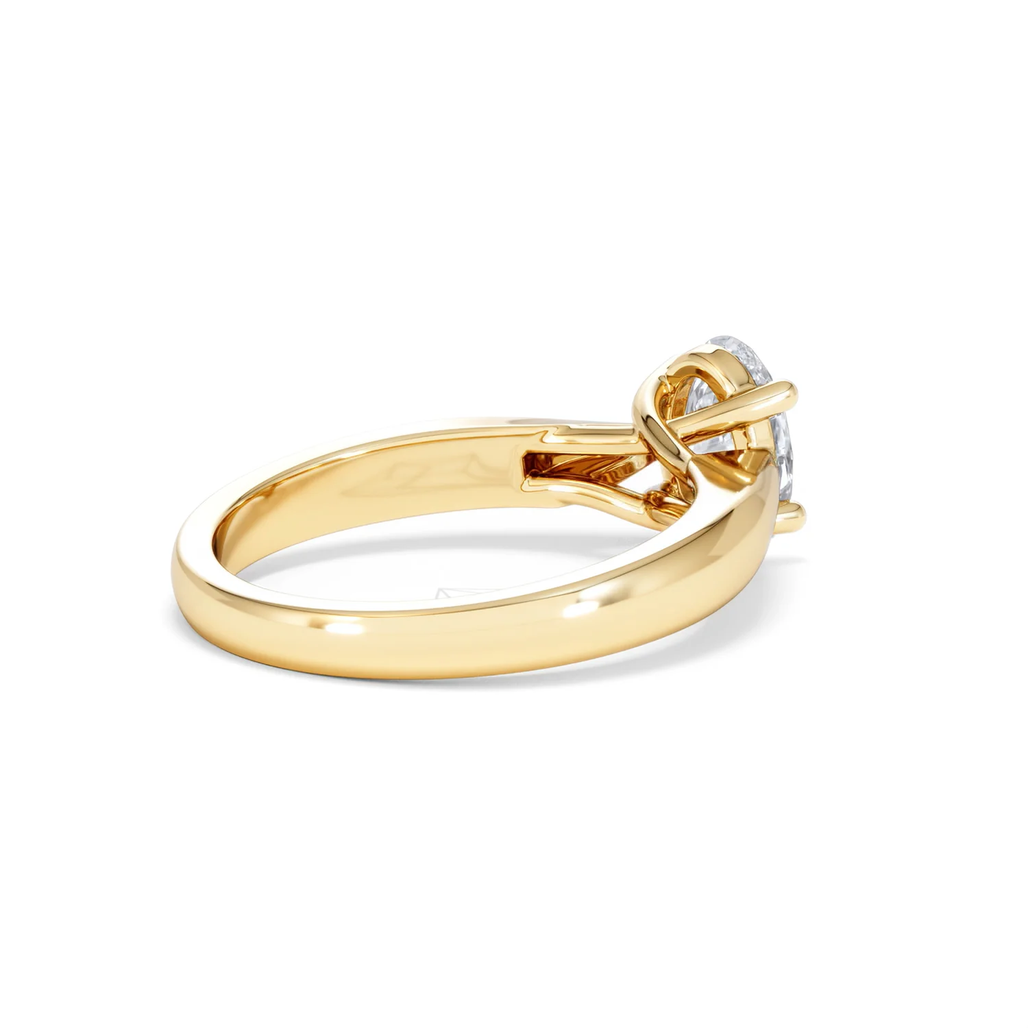 Naomi Oval Cut Lab Diamond Engagement Ring 1.00ct H/SI in 9k Gold - Image 39