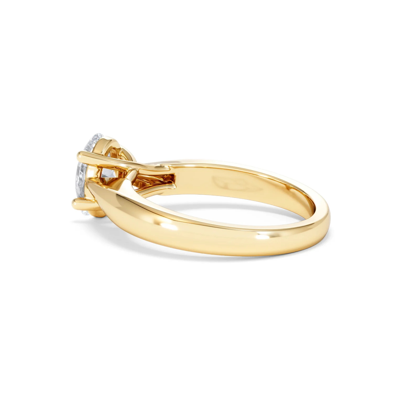 Naomi Oval Cut Lab Diamond Engagement Ring 1.00ct H/SI in 9k Gold - Image 64