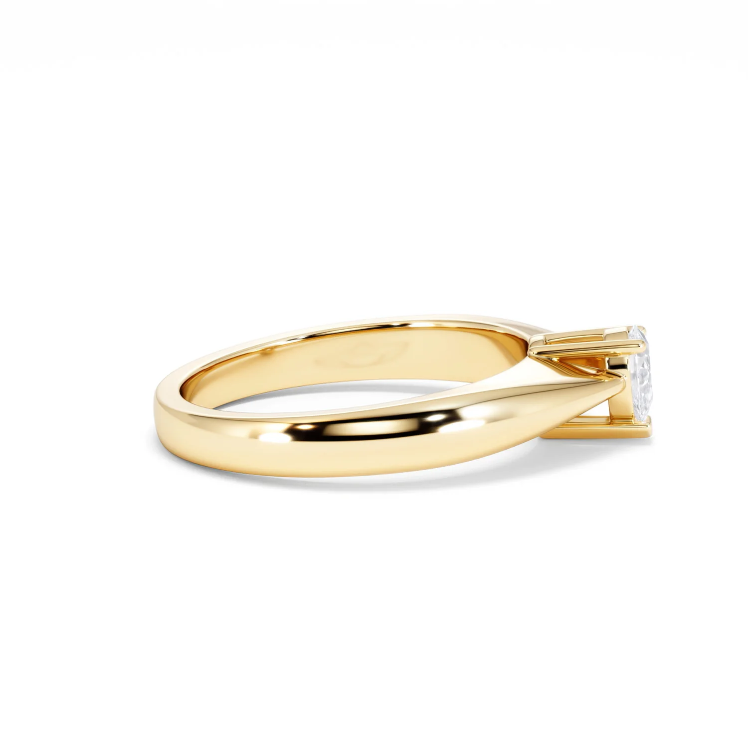 Naomi Pear Cut Lab Diamond Engagement Ring 0.33ct H/SI in 18k Gold Vermeil - Image 29