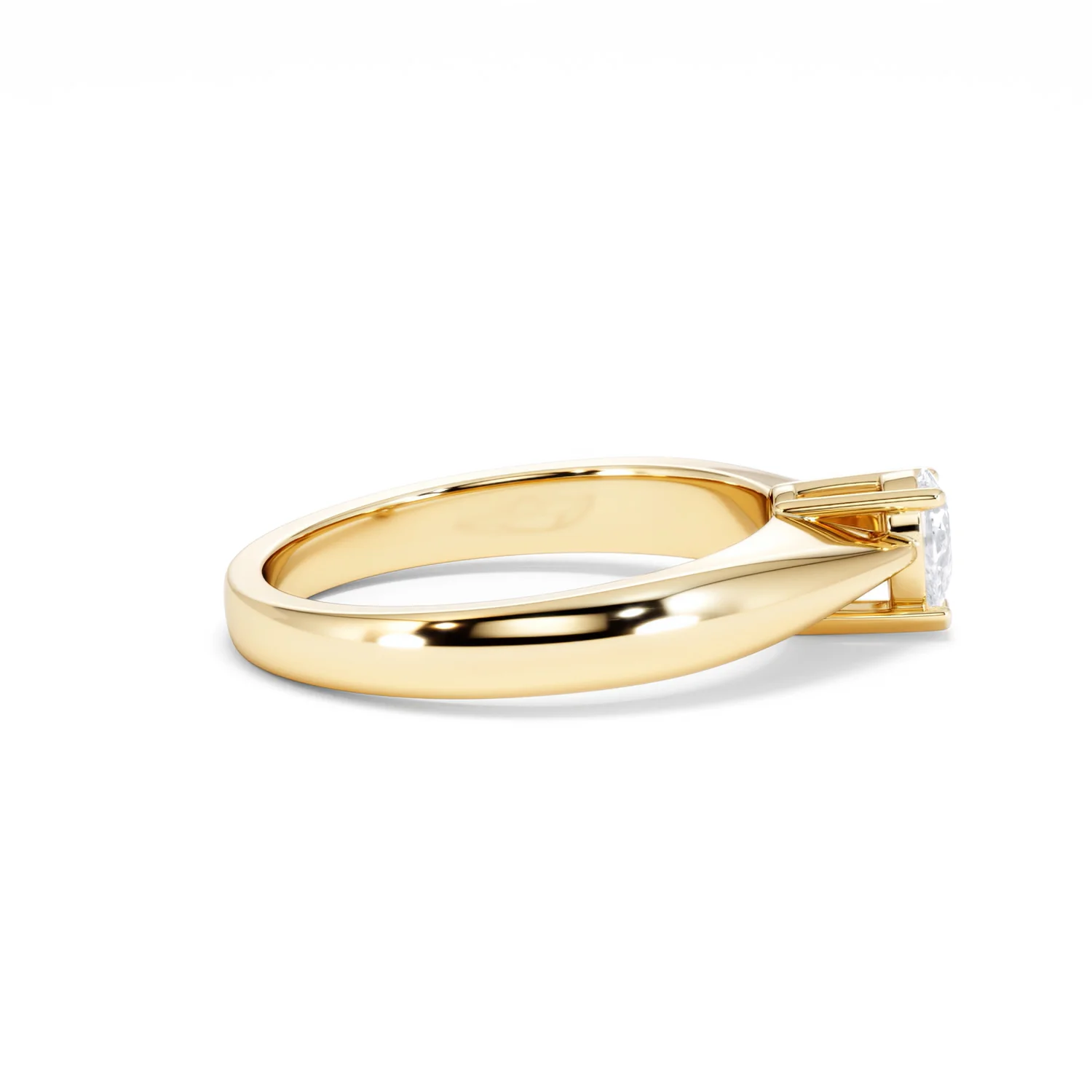 Naomi Pear Cut Lab Diamond Engagement Ring 0.33ct H/SI in 18k Gold Vermeil - Image 30