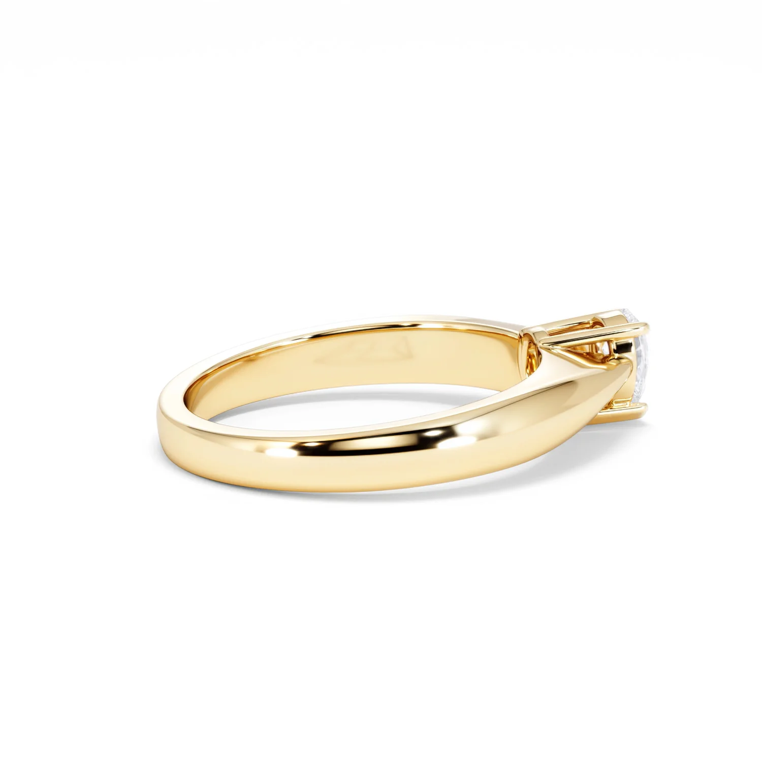 Naomi Pear Cut Lab Diamond Engagement Ring 0.33ct H/SI in 18k Gold Vermeil - Image 34