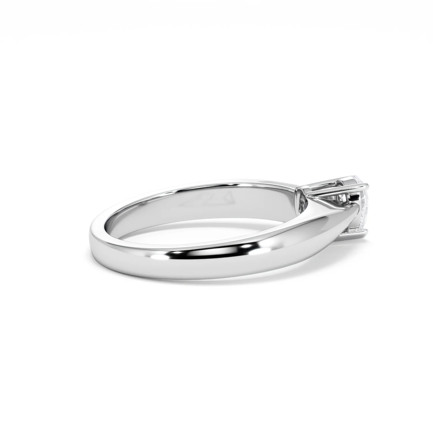 Naomi Pear Cut Lab Diamond Engagement Ring 0.33ct H/SI in 925 Silver - Image 34