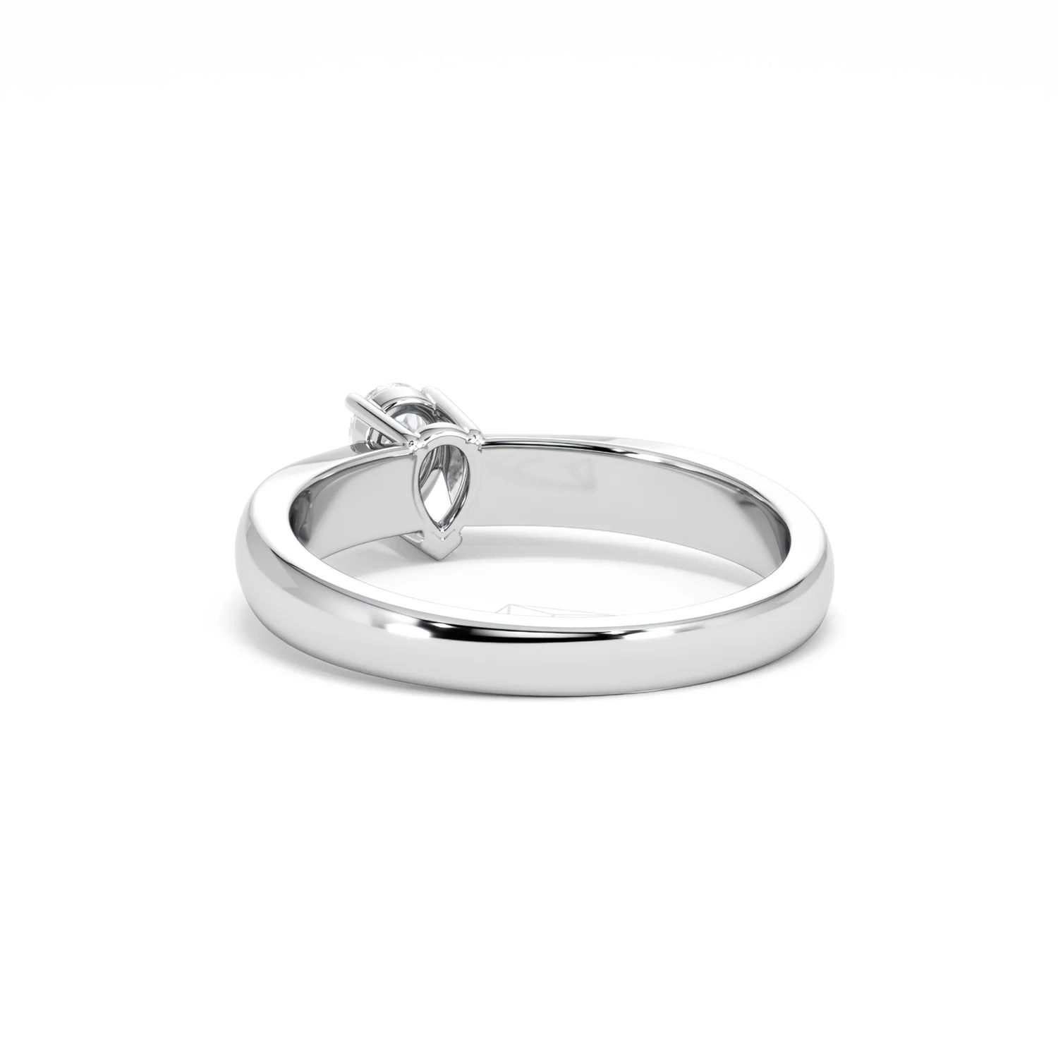 Naomi Pear Cut Lab Diamond Engagement Ring 0.33ct H/SI in 925 Silver - Image 55