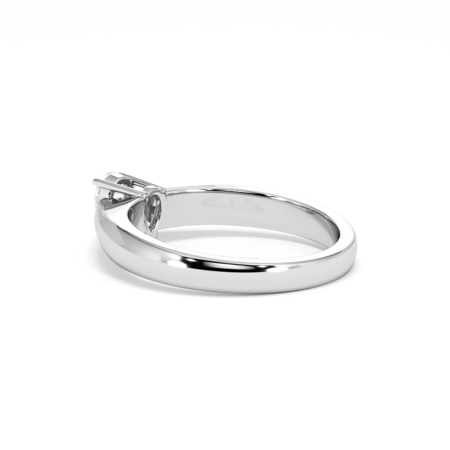 Naomi Pear Cut Lab Diamond Engagement Ring 0.33ct H/SI in 925 Silver - Image 61