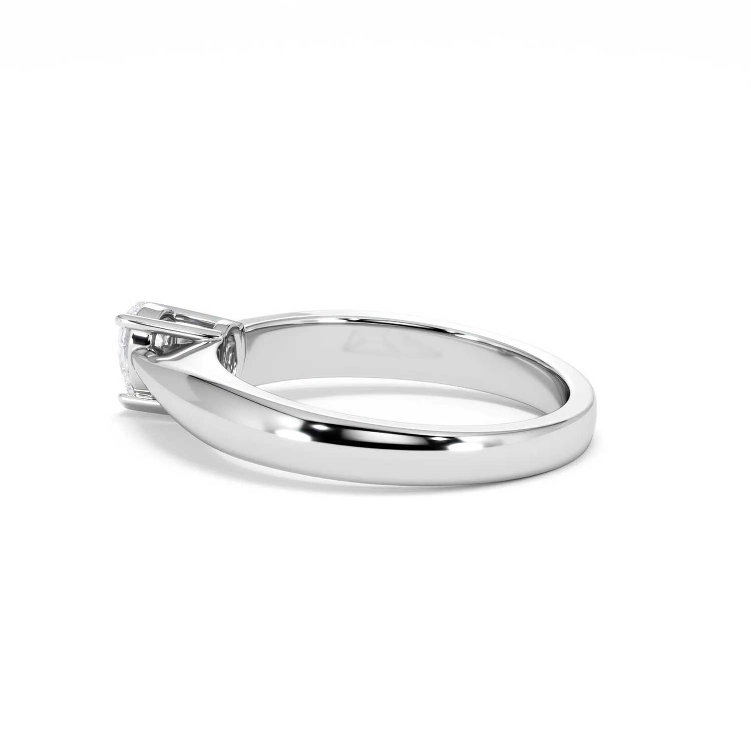 Naomi Pear Cut Lab Diamond Engagement Ring 0.33ct H/SI in 925 Silver - Image 65