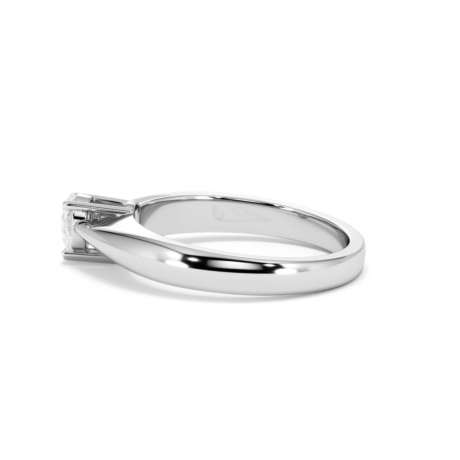 Naomi Pear Cut Lab Diamond Engagement Ring 0.33ct H/SI in 925 Silver - Image 68