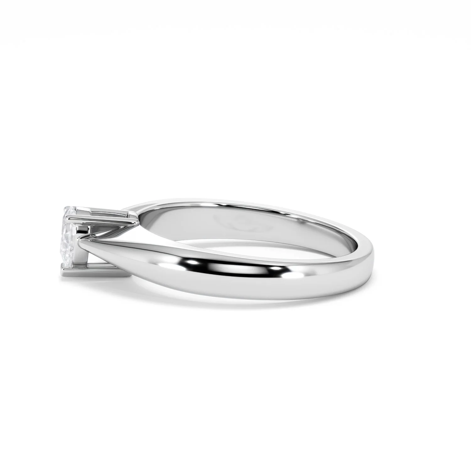 Naomi Pear Cut Lab Diamond Engagement Ring 0.33ct H/SI in 925 Silver - Image 71