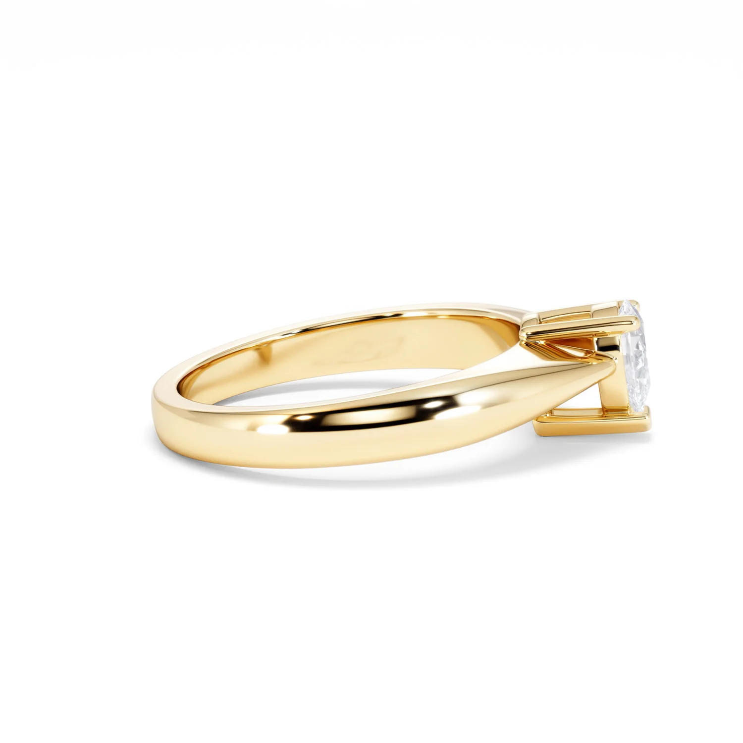Naomi Pear Cut Lab Diamond Engagement Ring 0.50ct H/SI in 18k Gold Vermeil - Image 29