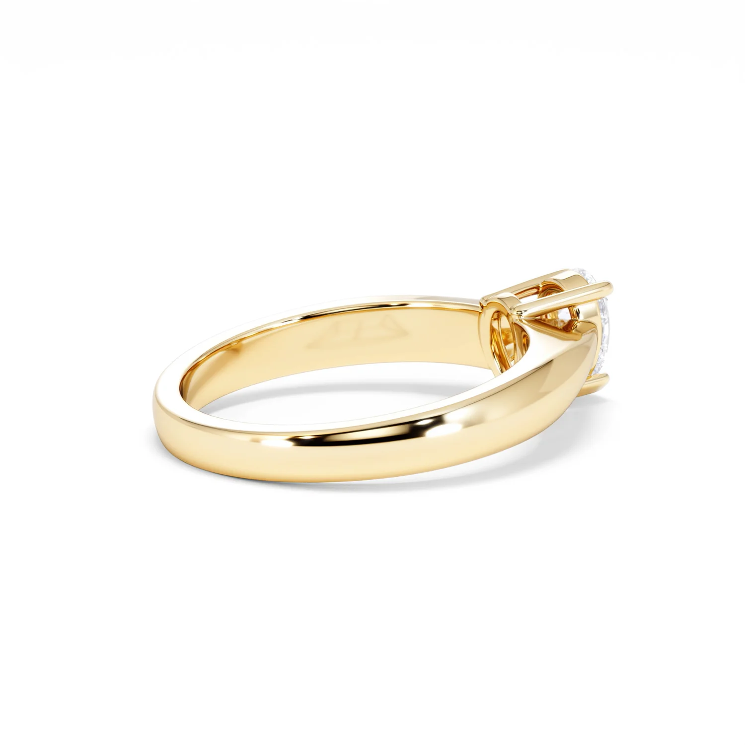 Naomi Pear Cut Lab Diamond Engagement Ring 0.50ct H/SI in 18k Gold Vermeil - Image 37